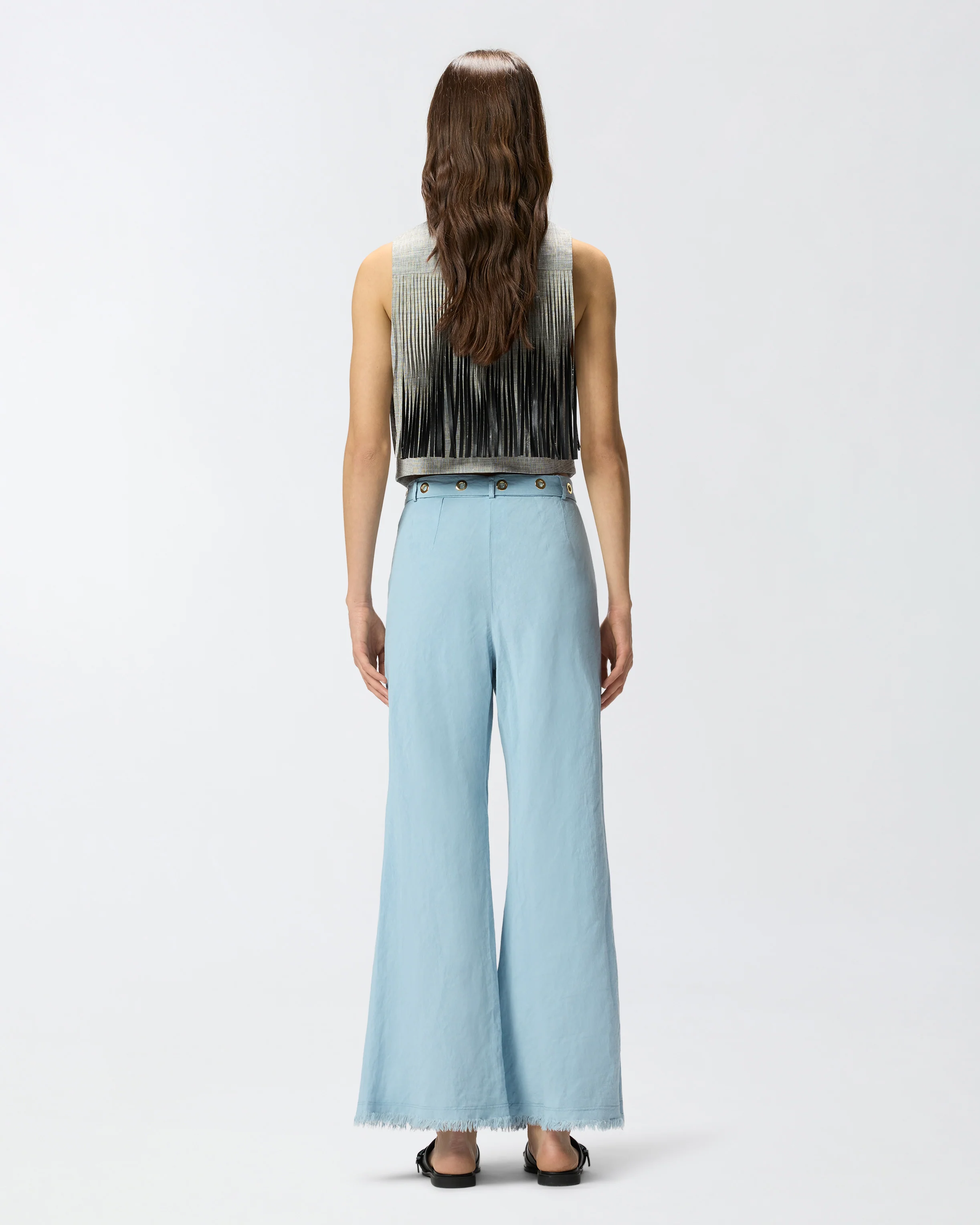 PINKO - Leila Pantalone Lino Stretch