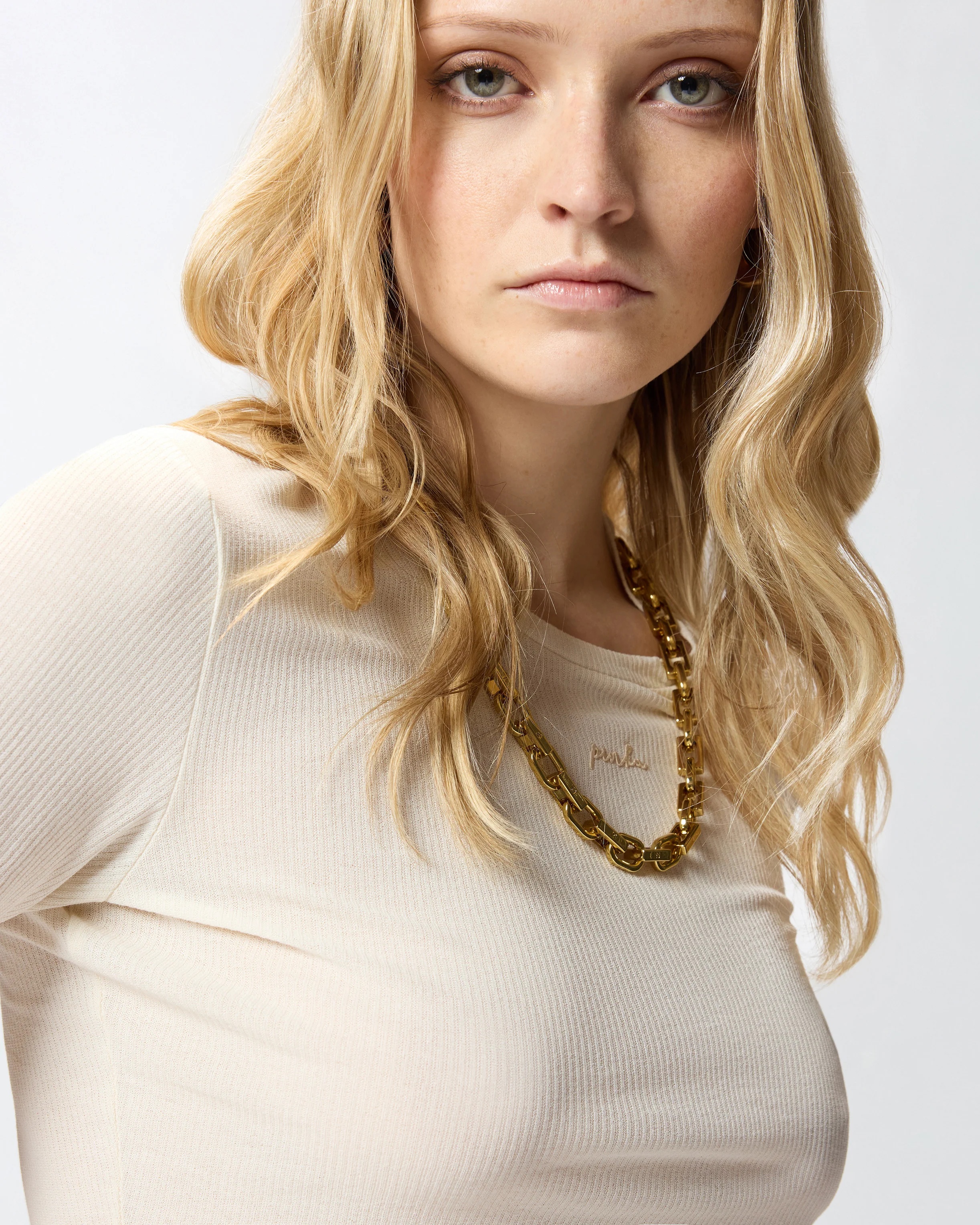 PINKO - Cropped Top With Chains