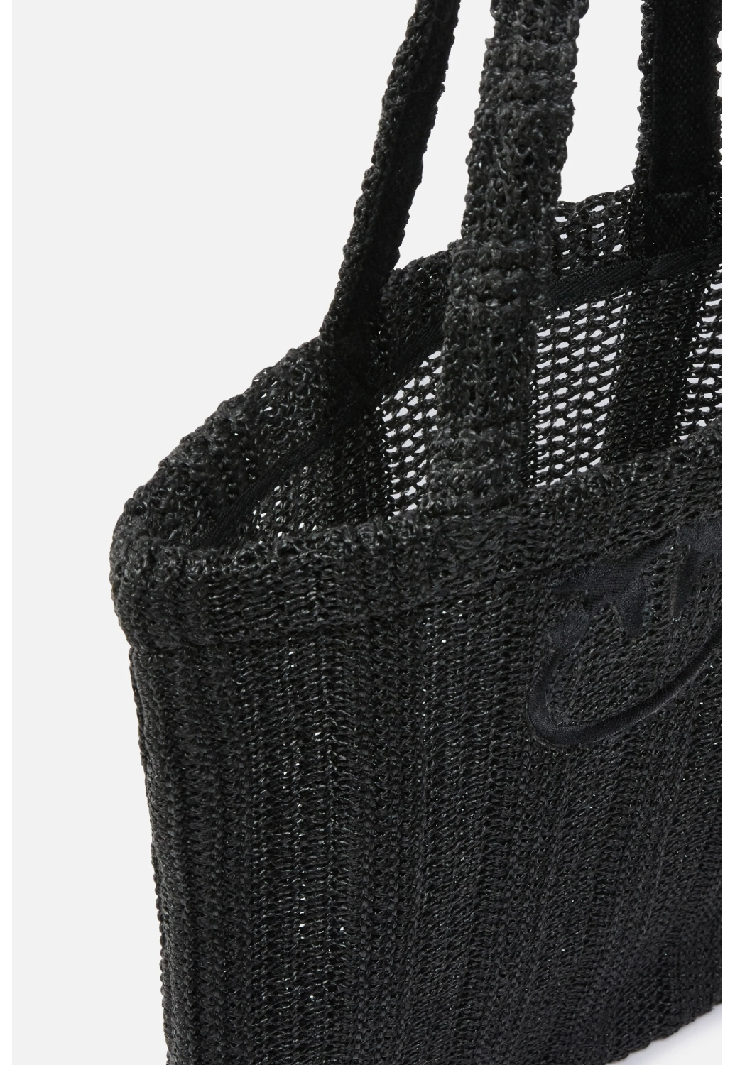 PINKO - Easy Tote Bag Rafia