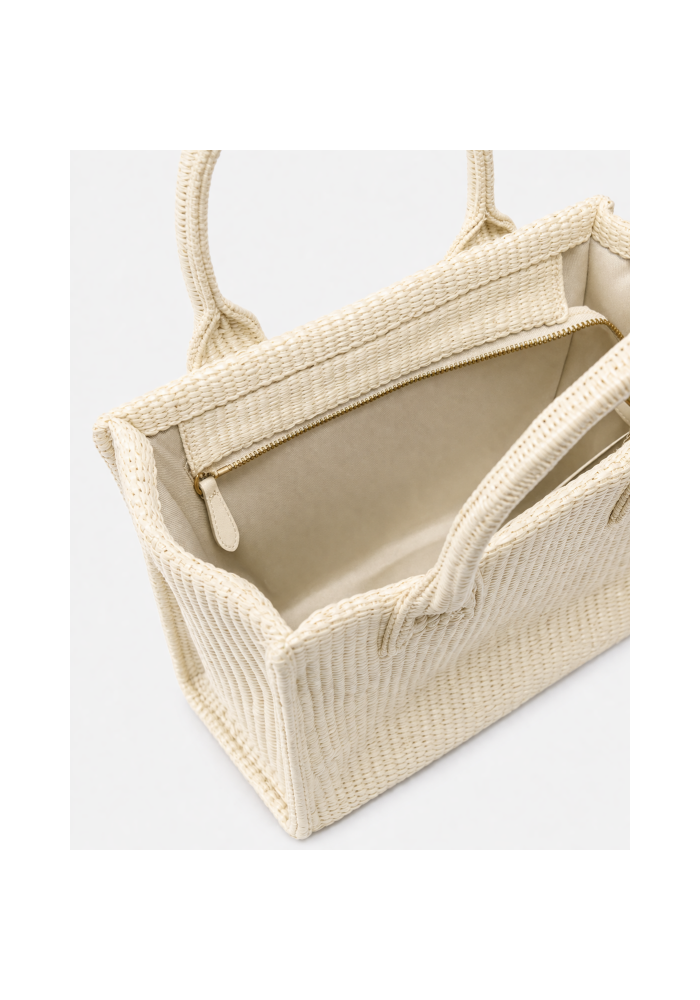 PINKO - Beach Shopper Mini Rafia