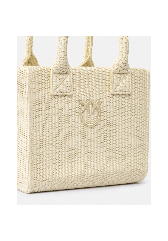 PINKO - Beach Shopper Mini Rafia