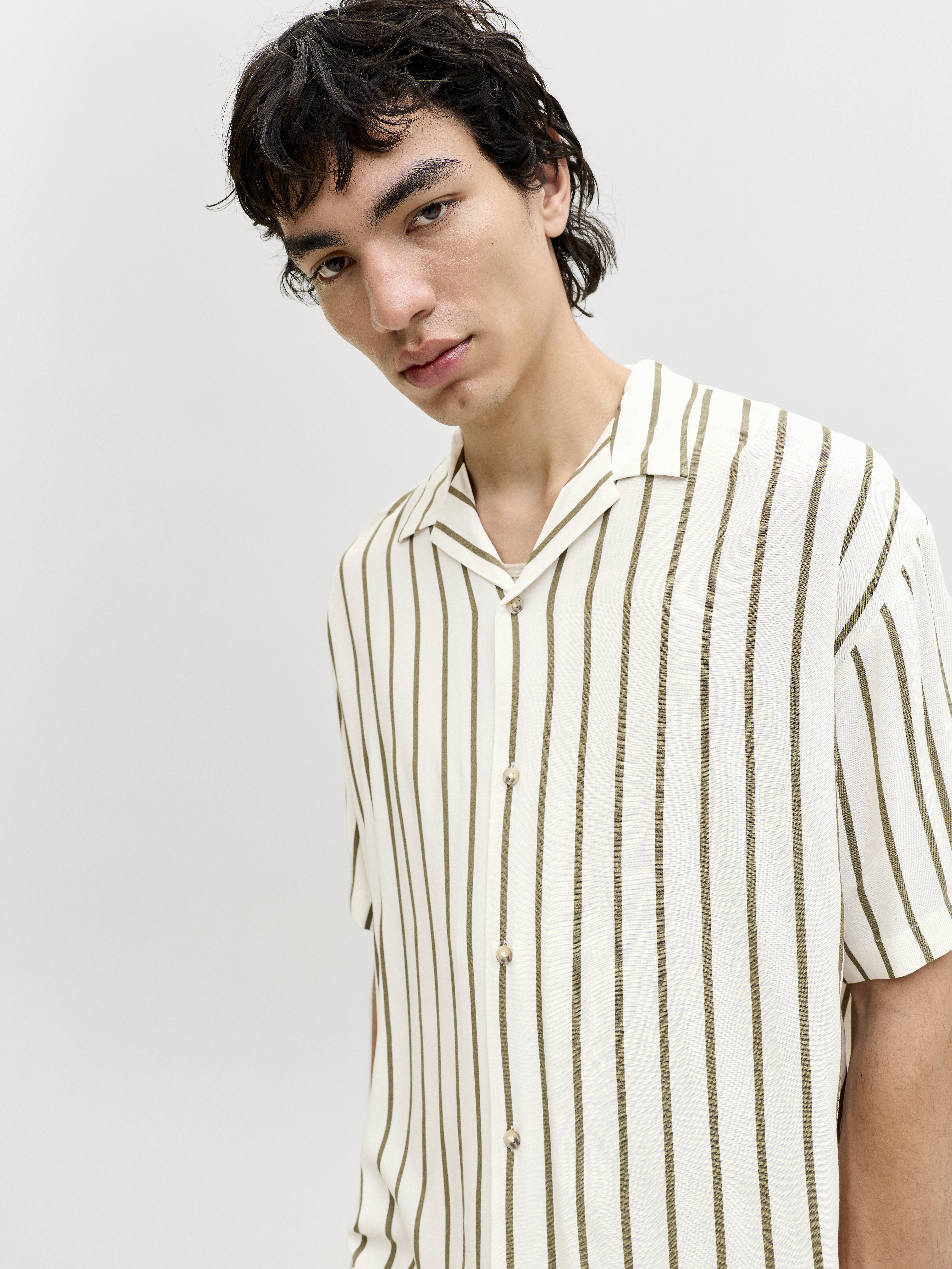JACK & JONES - Ejeff Resort Stripe Shirt