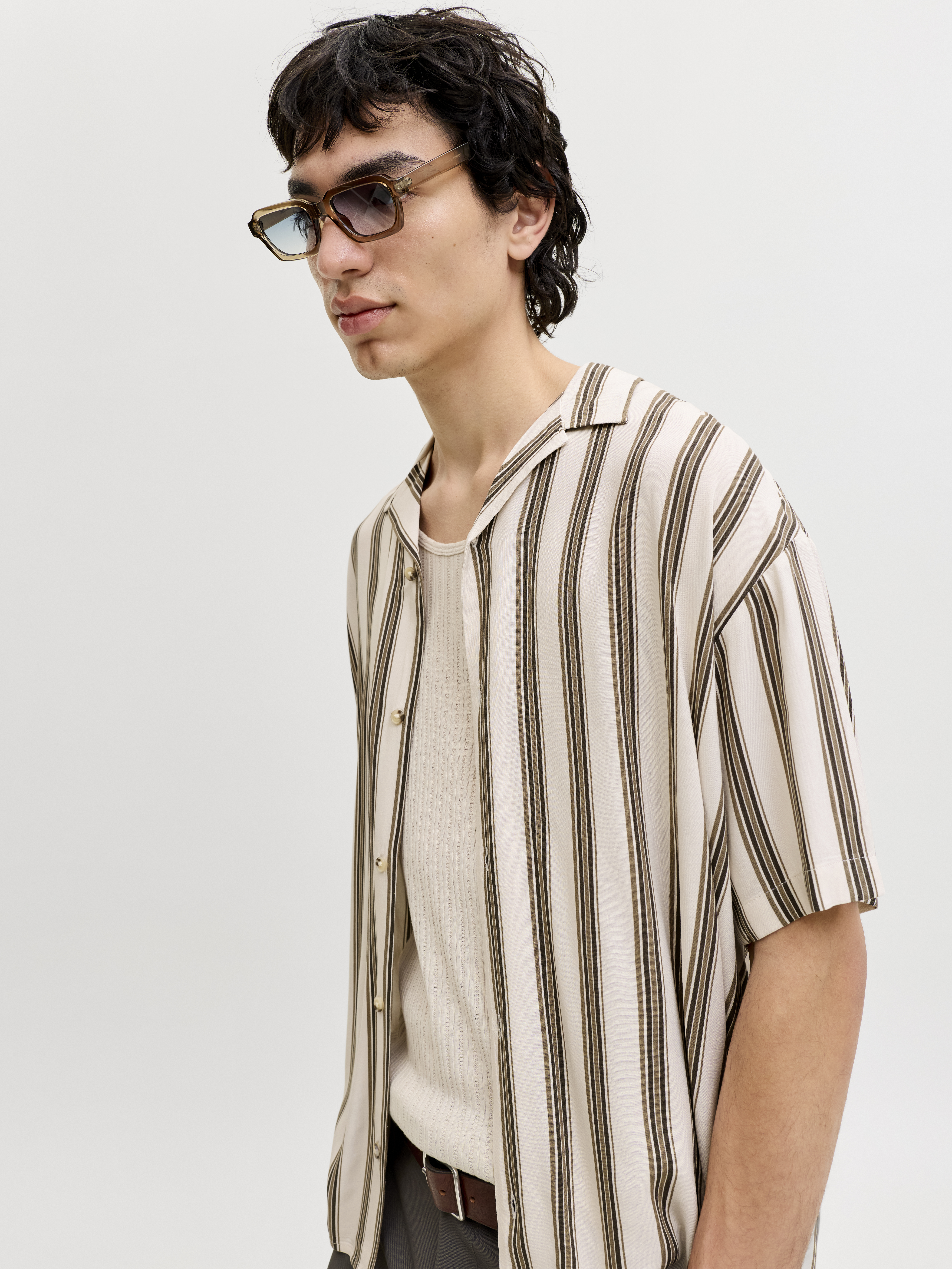 JACK & JONES - Ejeff Resort Stripe Shirt