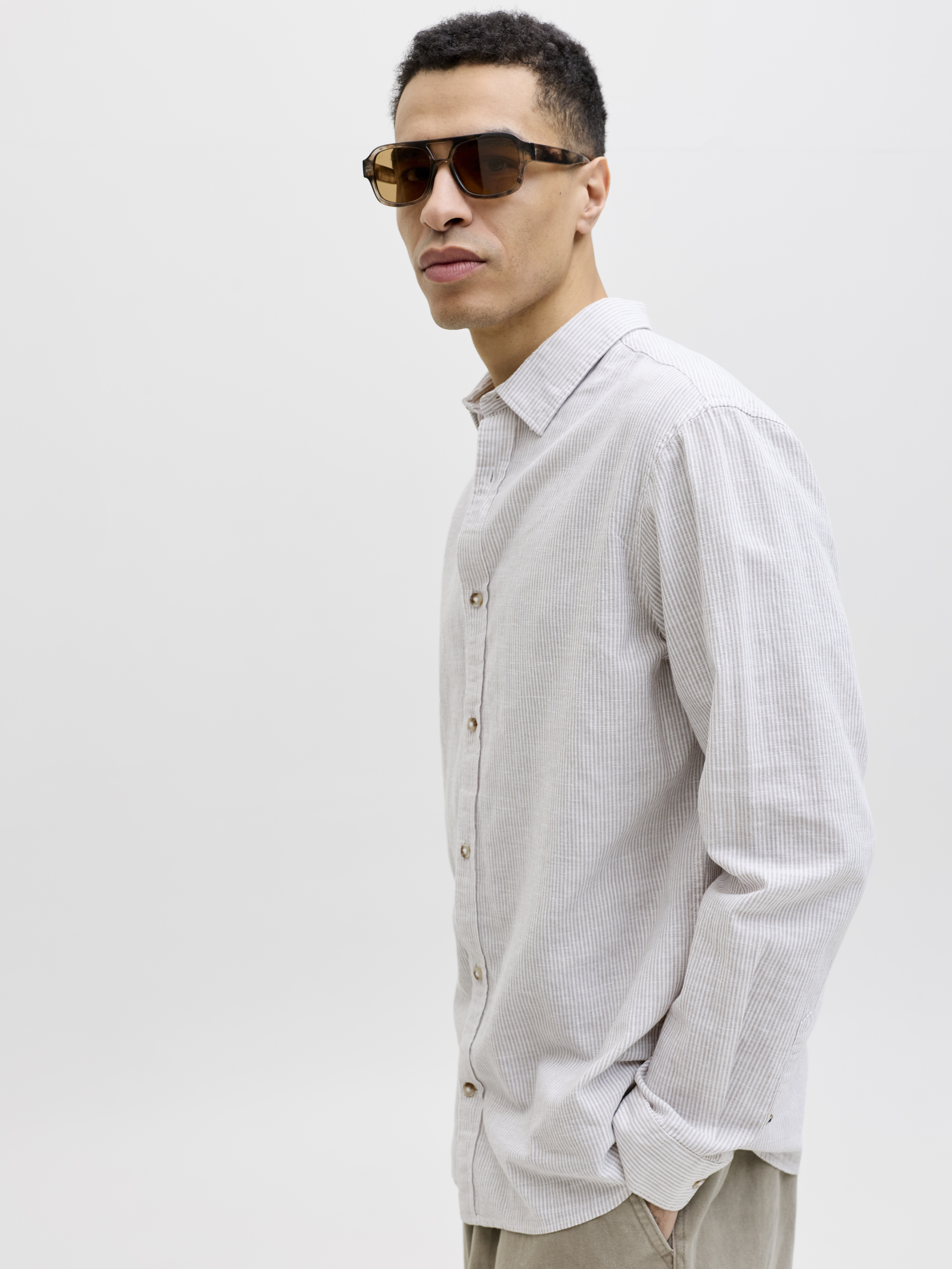 JACK & JONES - Summer Linen Blend Shirt