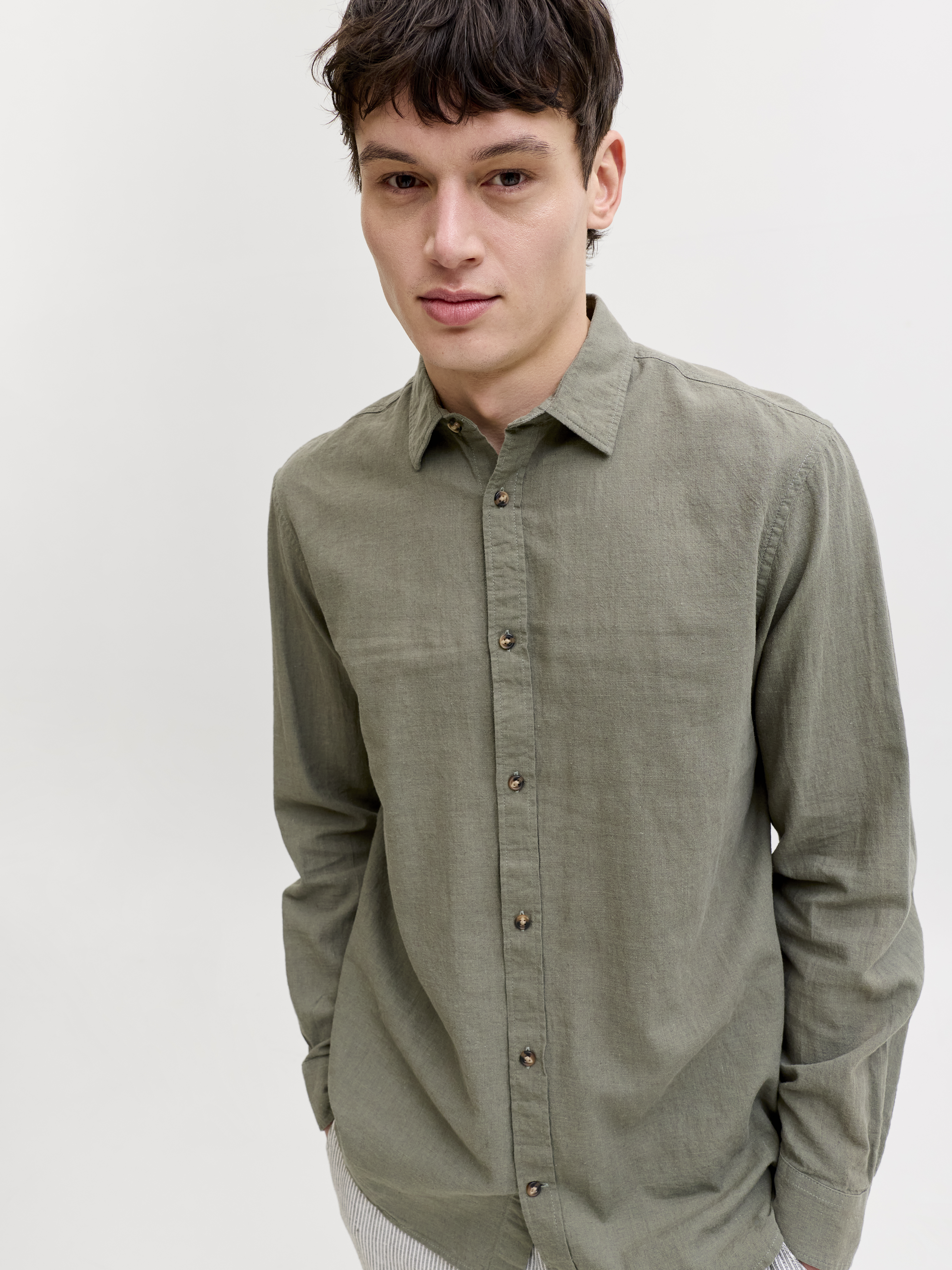 JACK & JONES - Summer Linen Blend Shirt