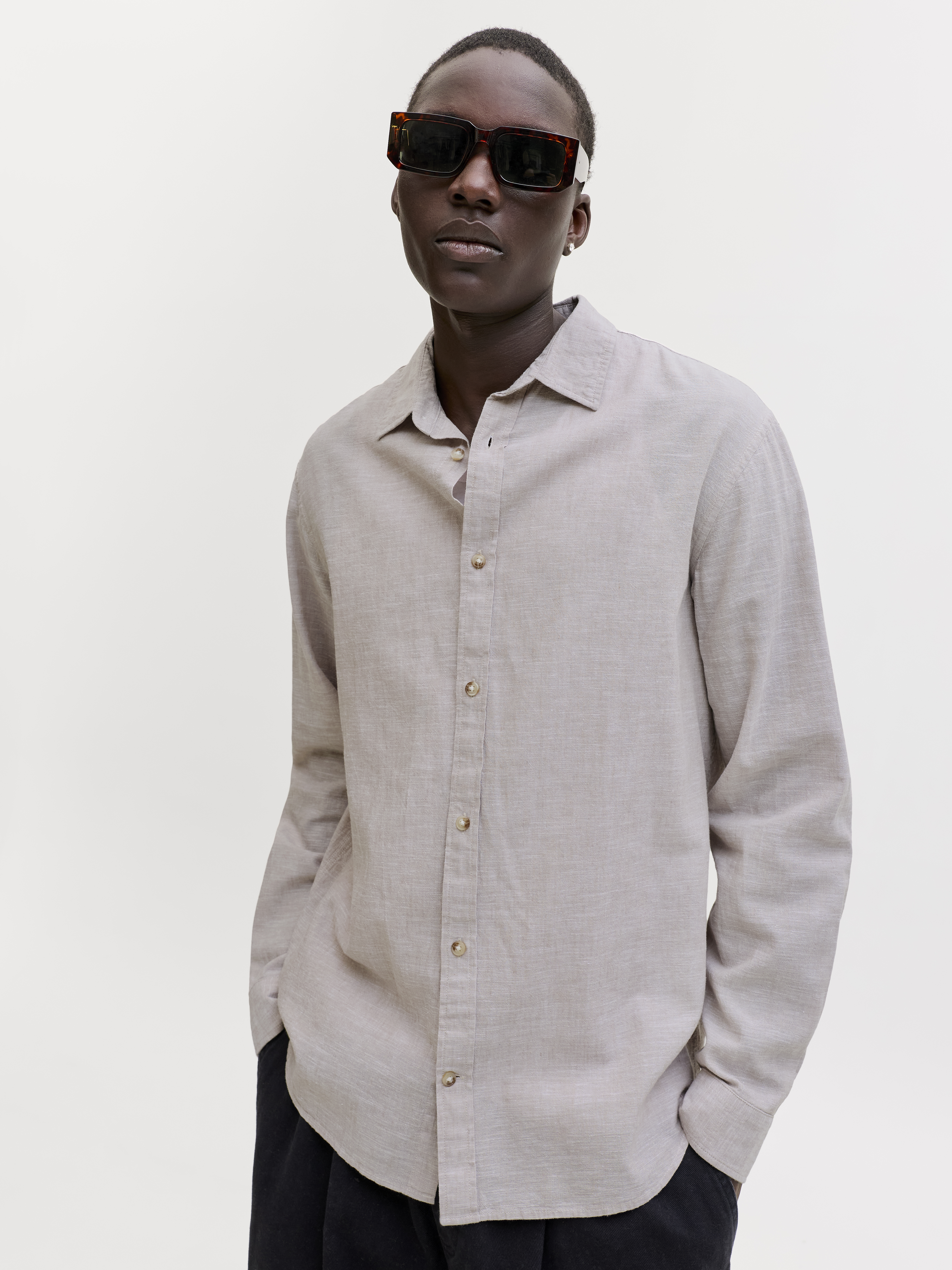 JACK & JONES - Summer Linen Blend Shirt