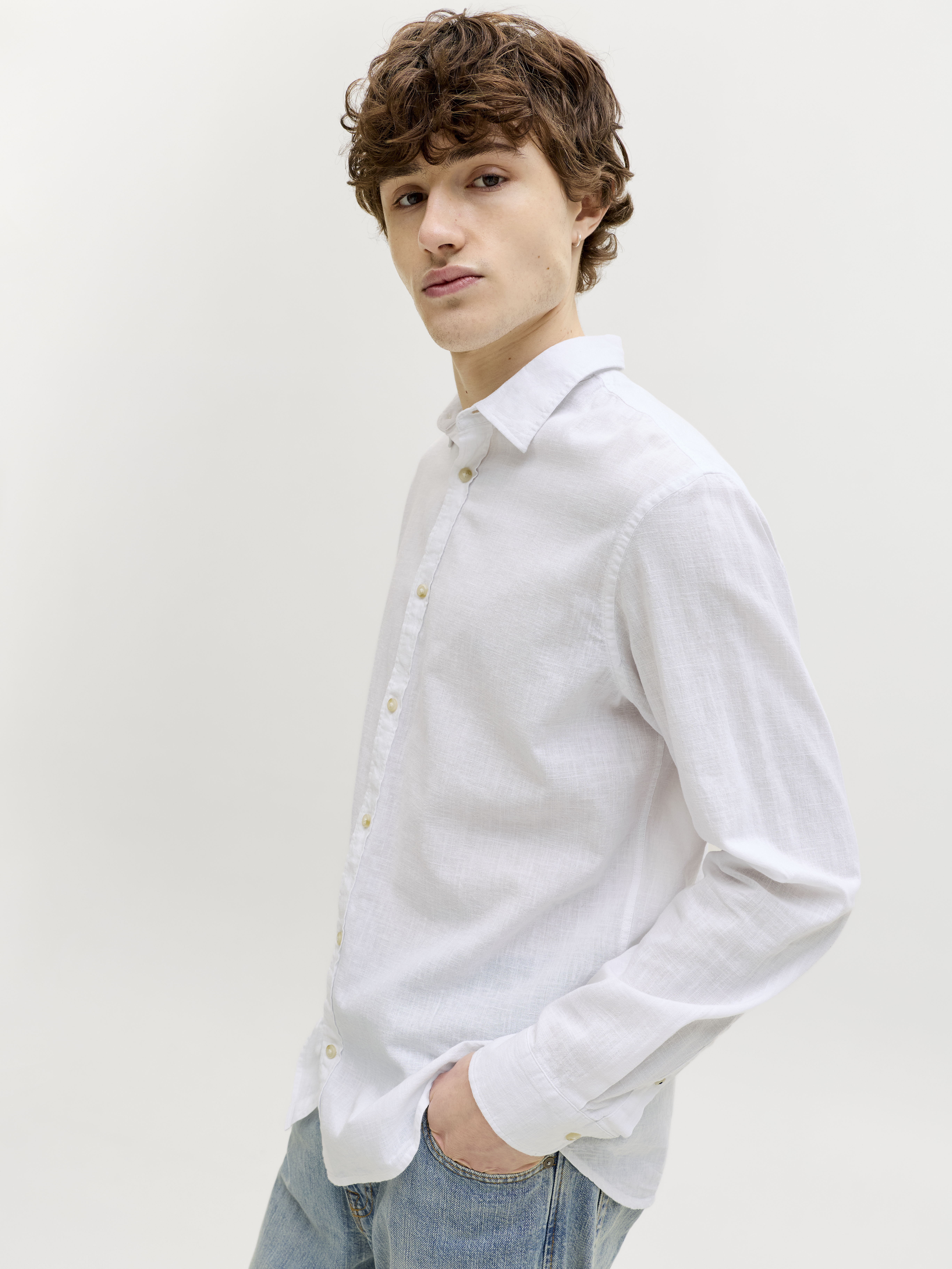 JACK & JONES - Summer Linen Blend Shirt