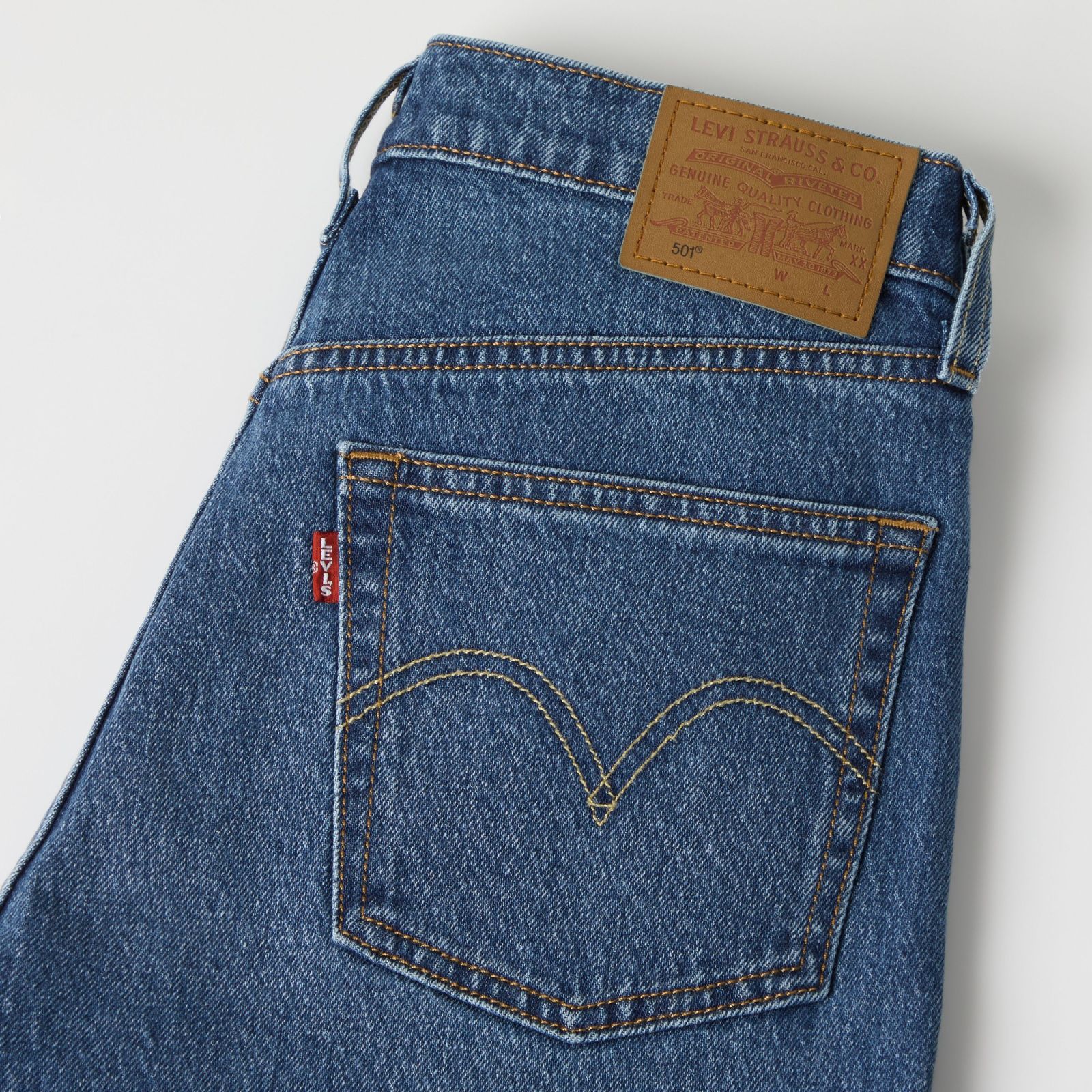 LEVI'S - 501® Jeans For Women Medium Indigo - Worn In