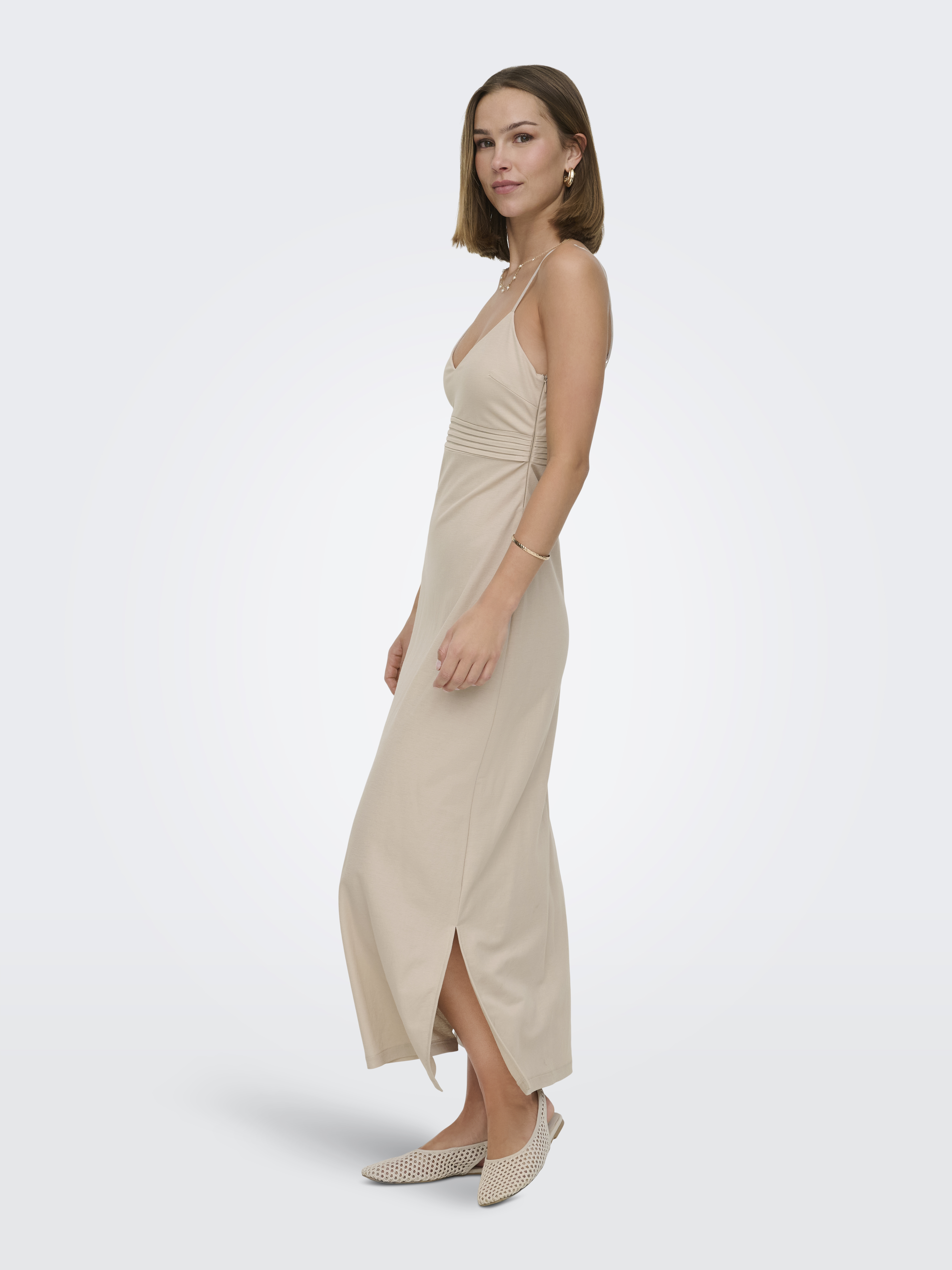 ONLY - Onlsakura Midi V-Neck Strap Dress