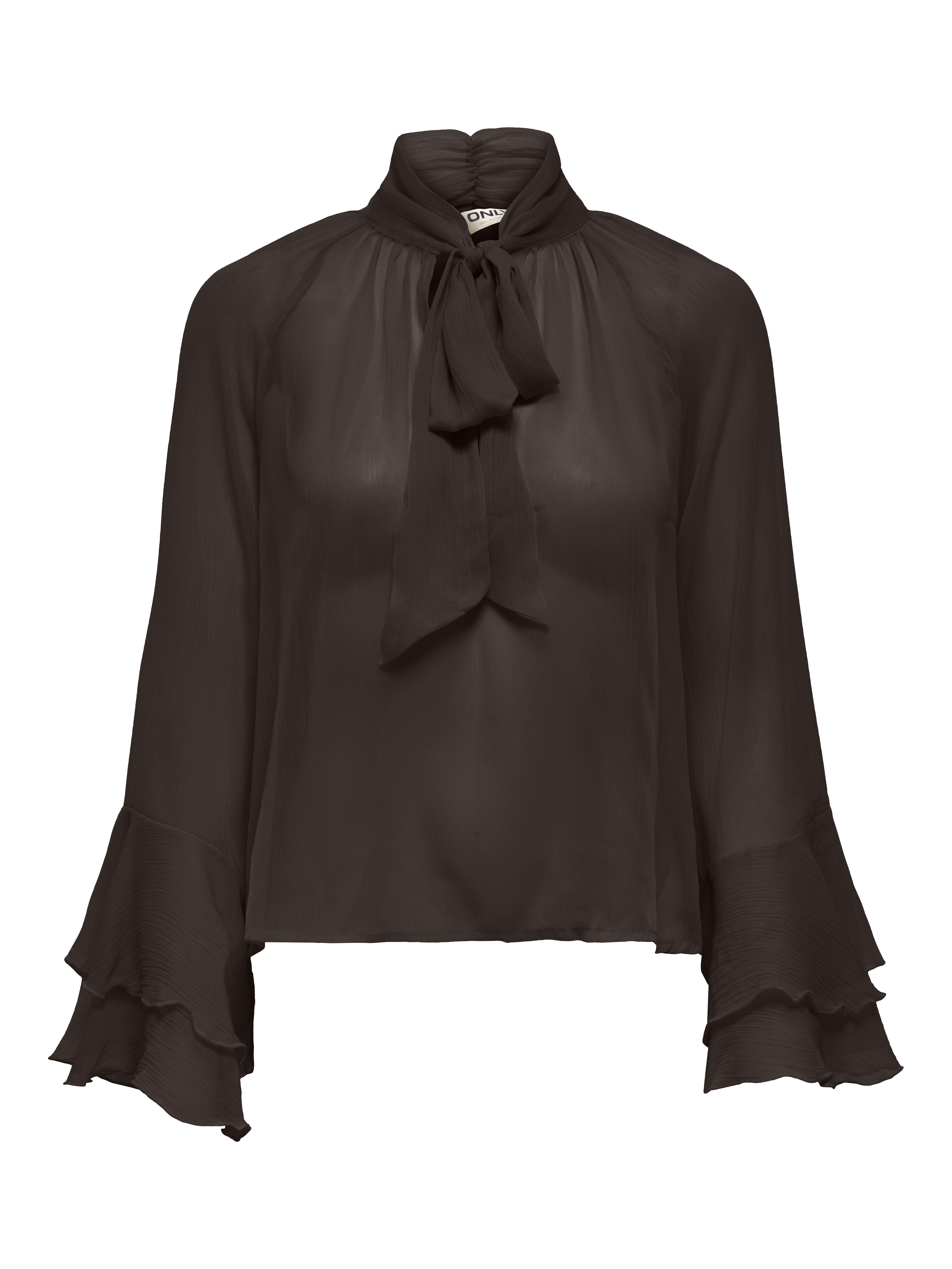 ONLY - Pennina Long Sleeved Frill Tie Top