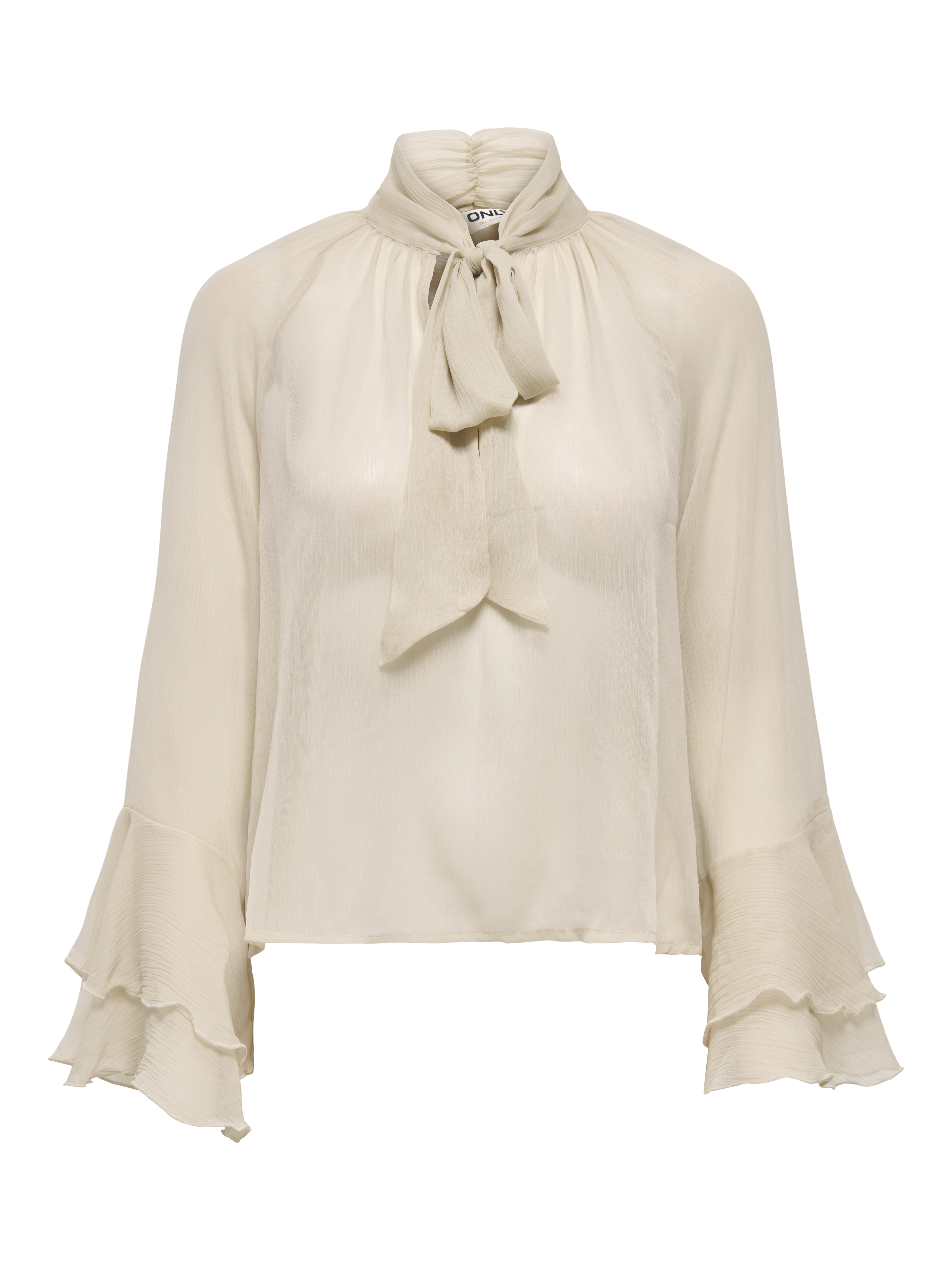 ONLY - Pennina Long Sleeved Frill Tie Top