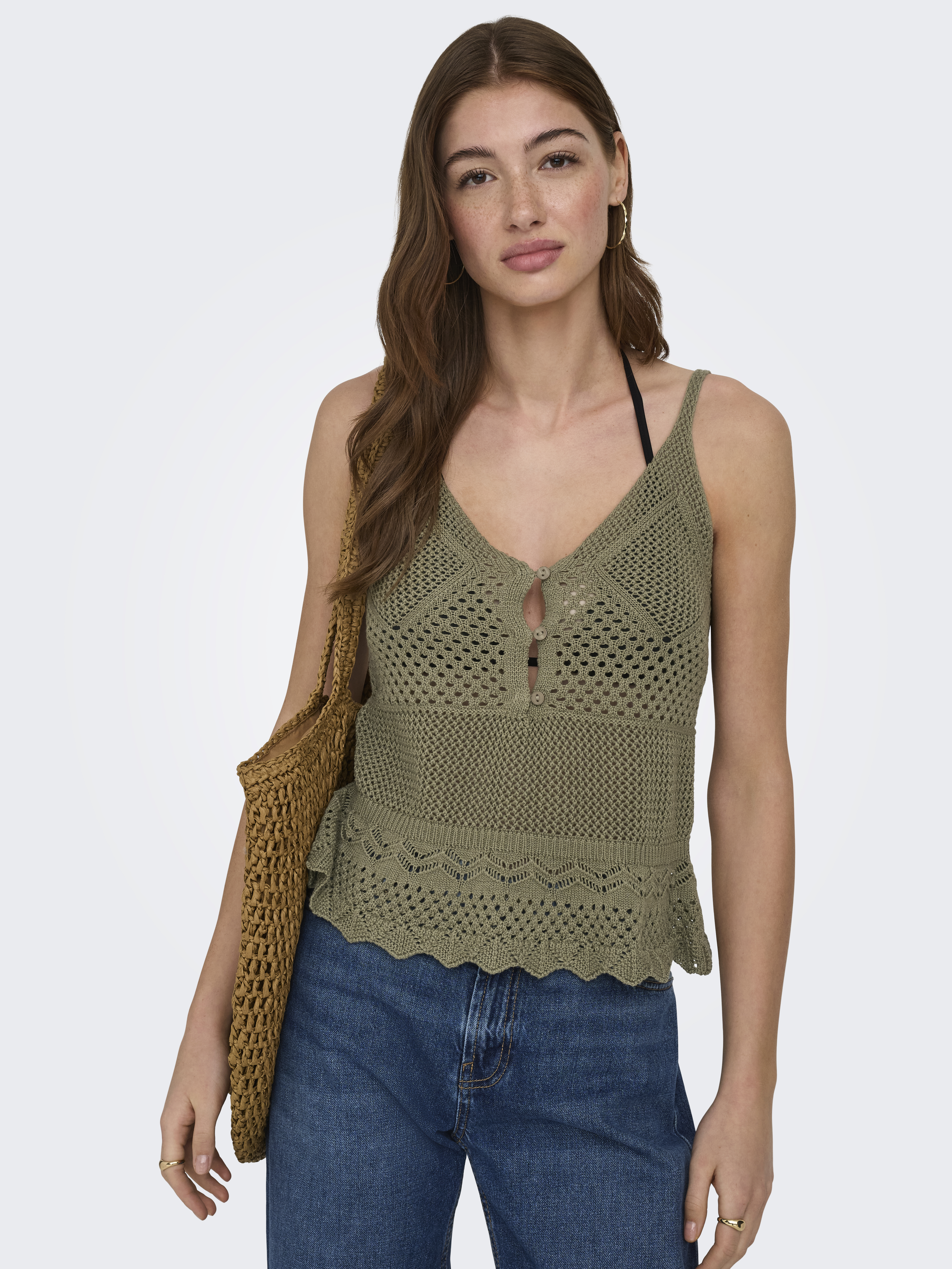 ONLY - Onllison Peplum Top Knit