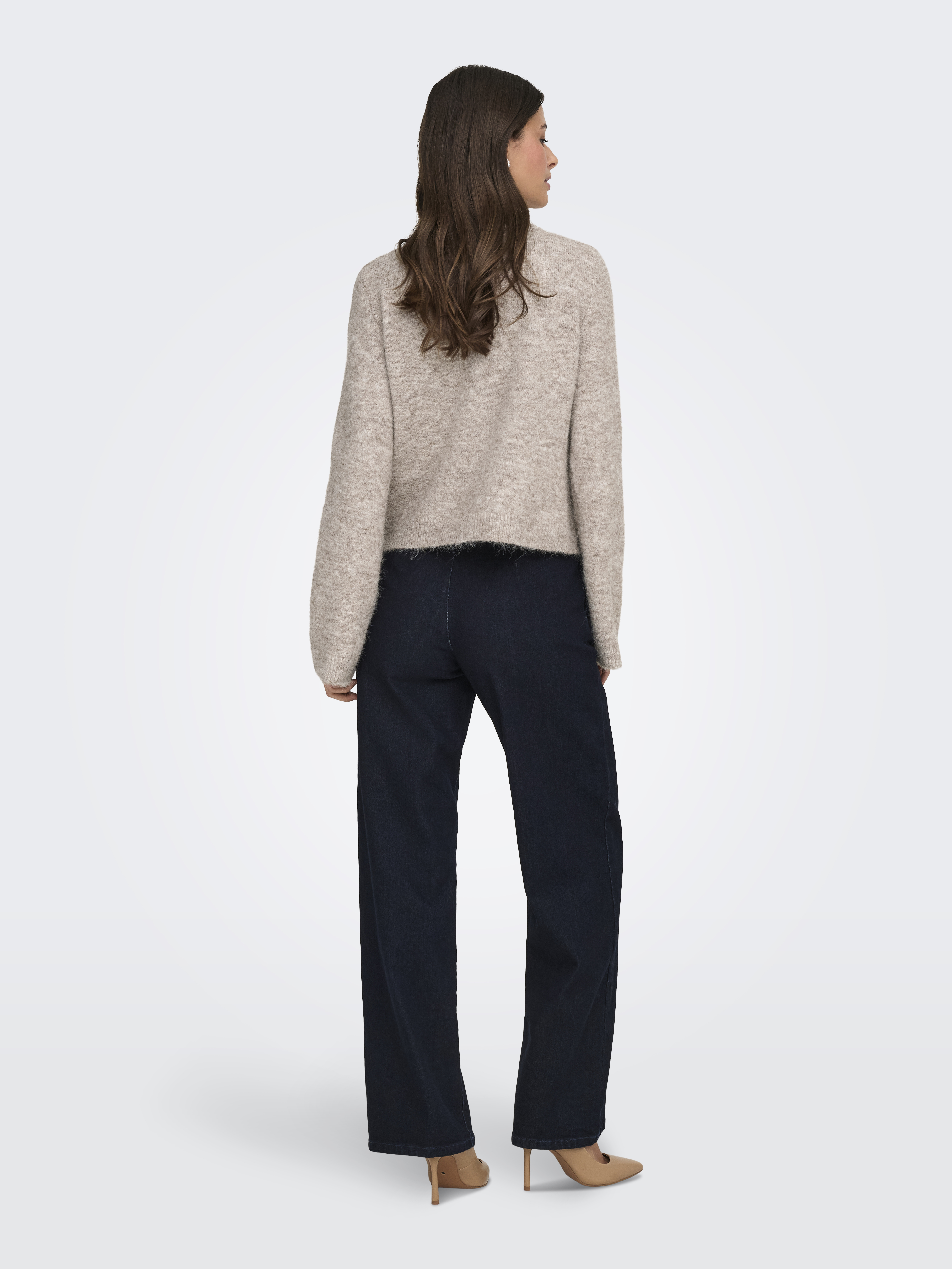 ONLY - Miggie O-Neck Pearl Cardi Knt