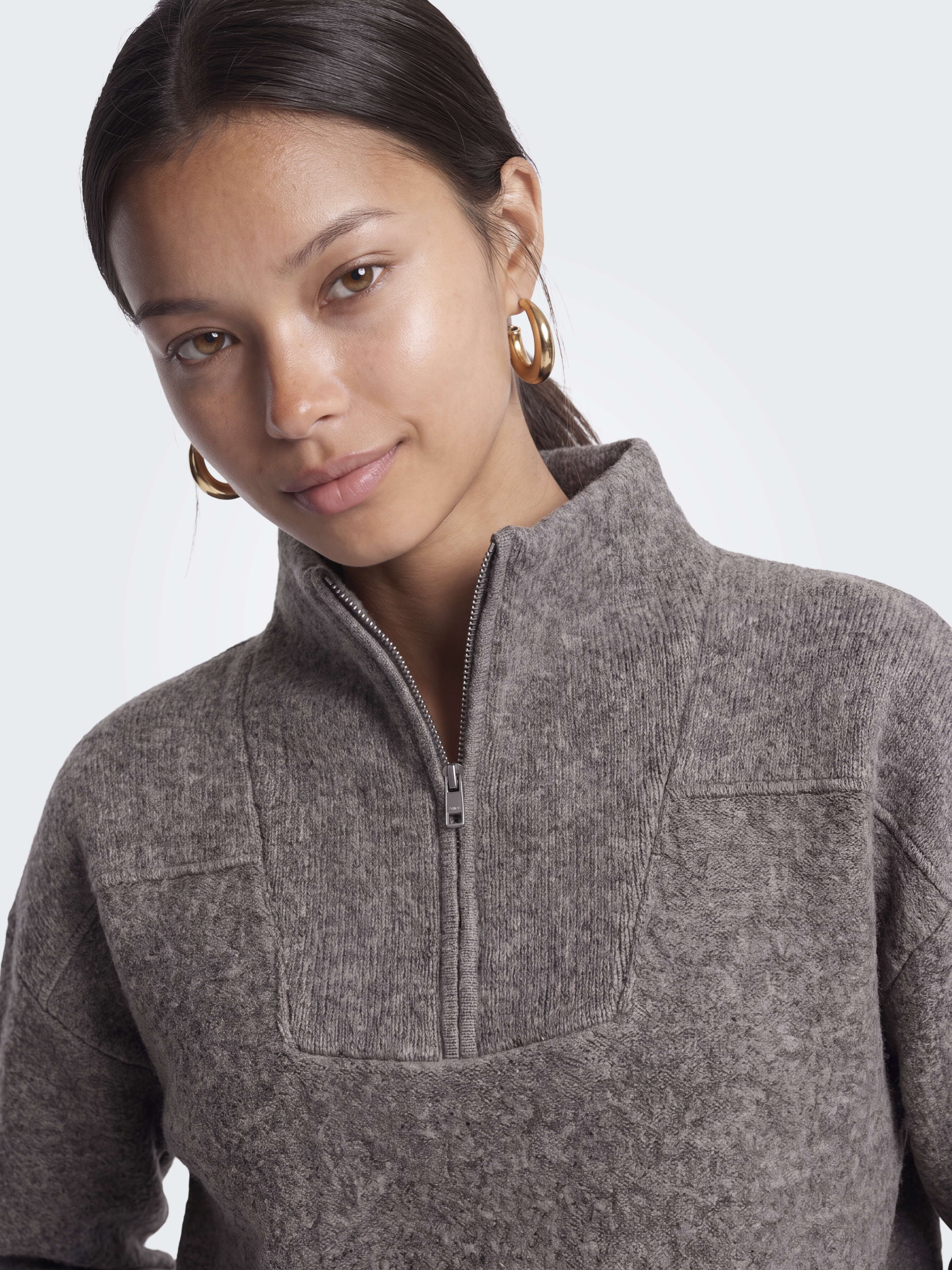 ONLY - Clara Half Zip Knit