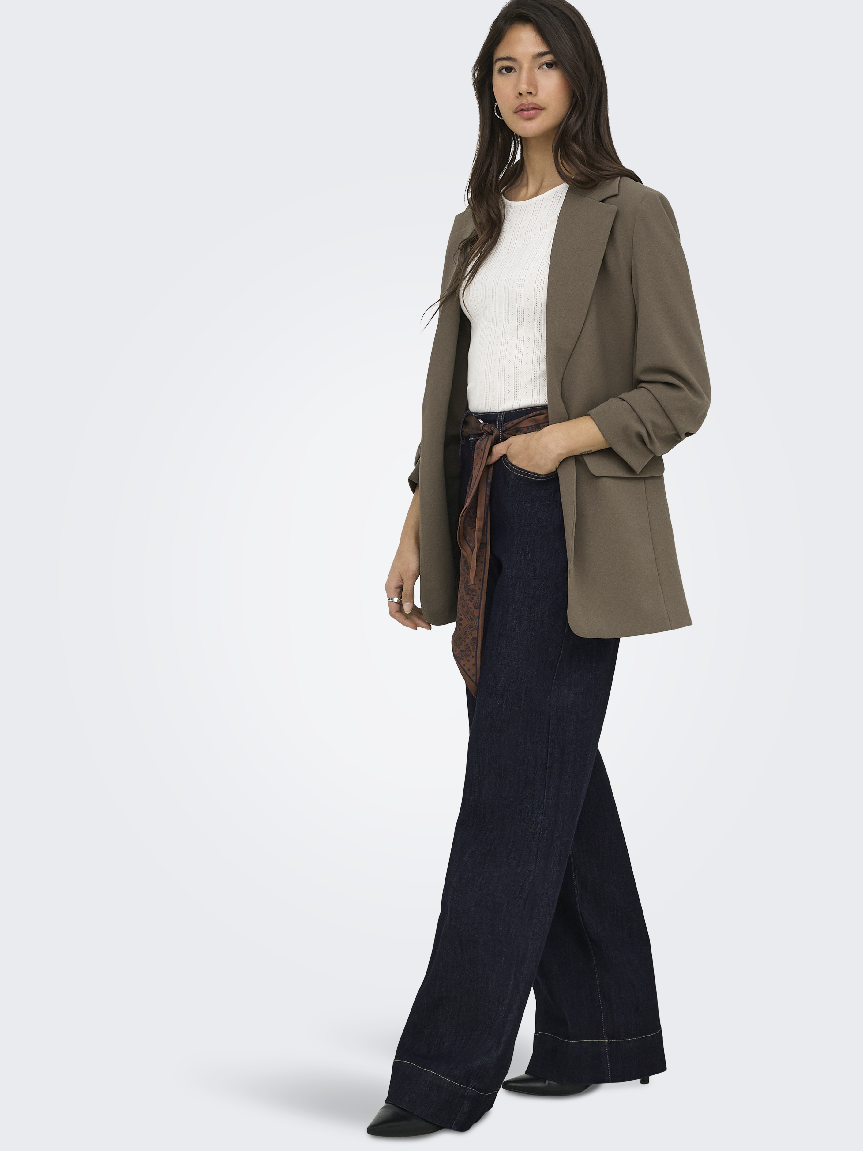 ONLY - Madison Blush Hw Wide Denim