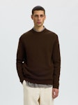 Knit Structure Crew Neck