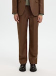 Regular Fit Linen Trousers