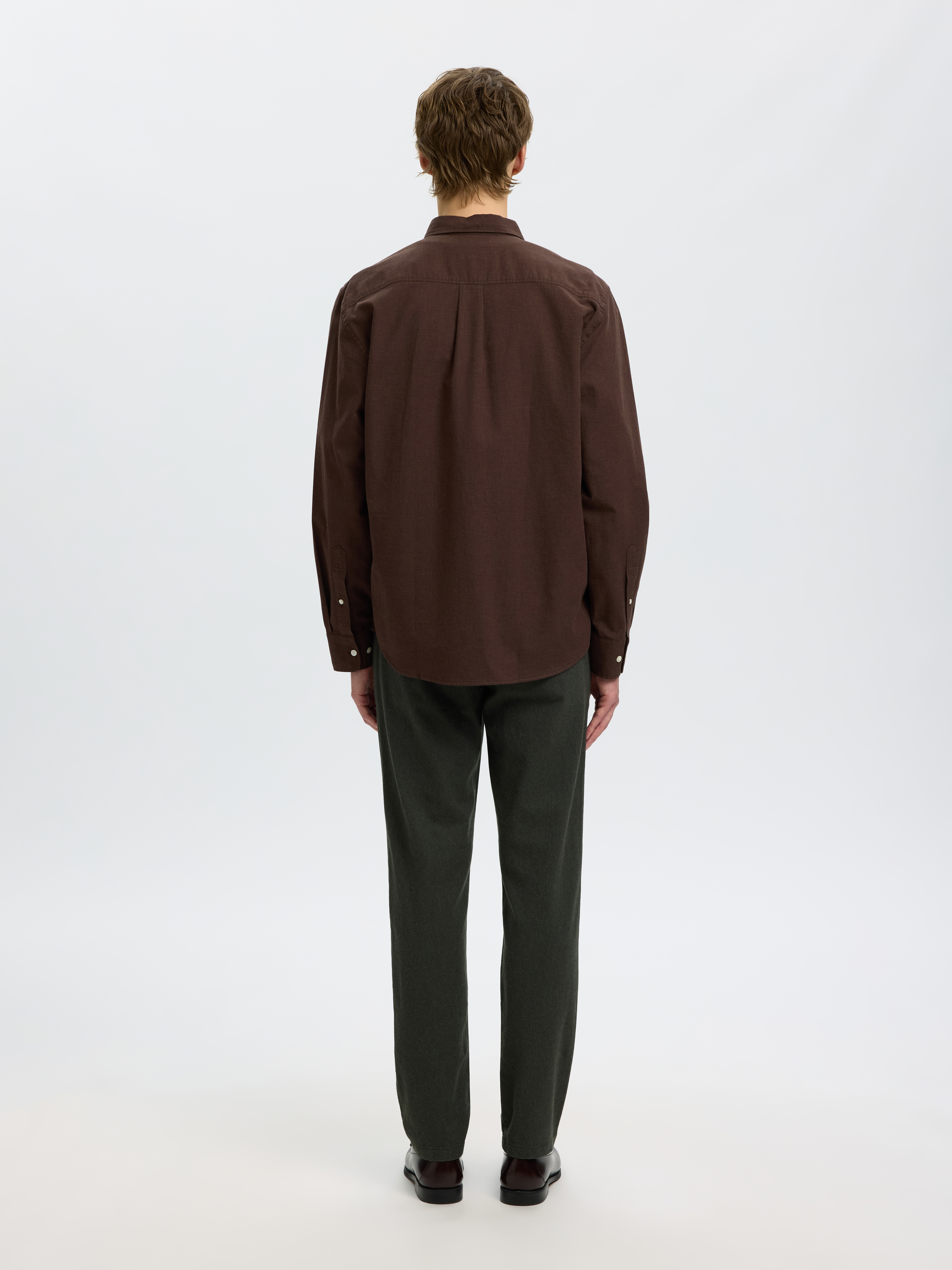 SELECTED - Slmcole-Jay Melange Shirt