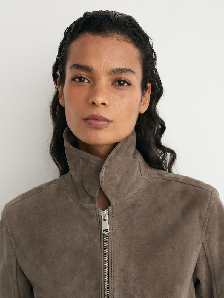 REISS - Sorina Suede Jacket