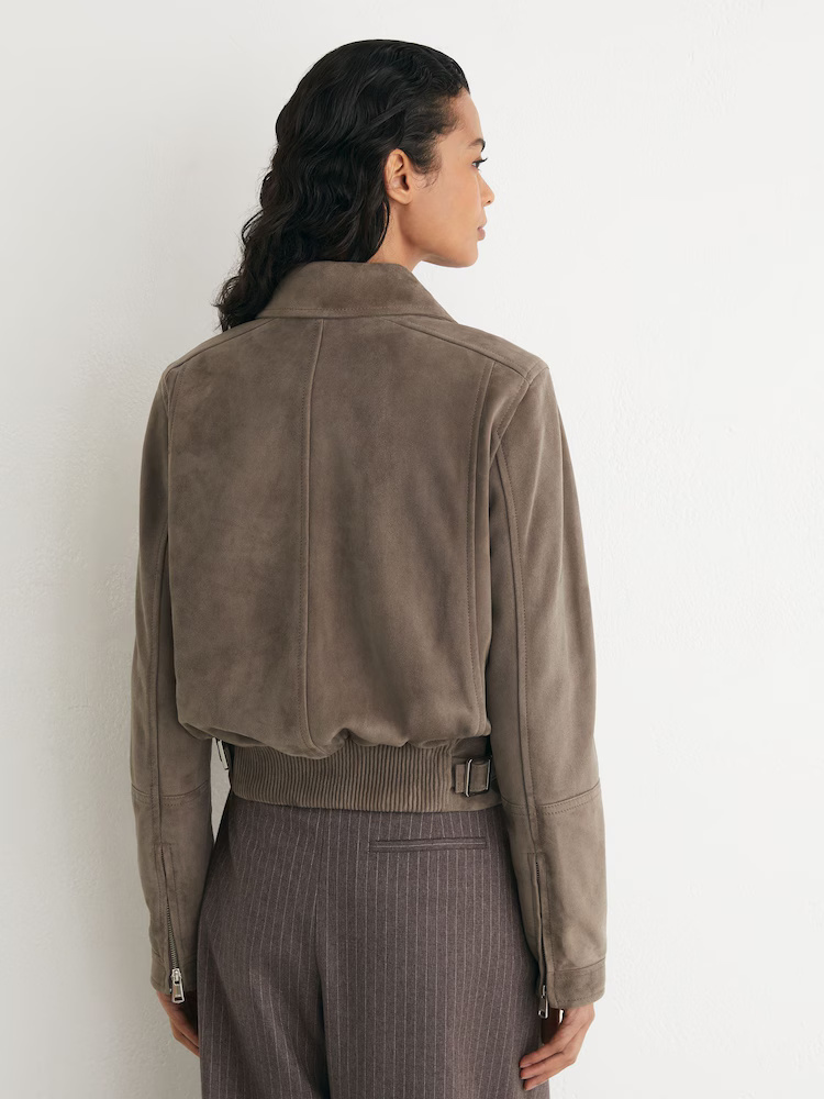 REISS - Sorina Suede Jacket