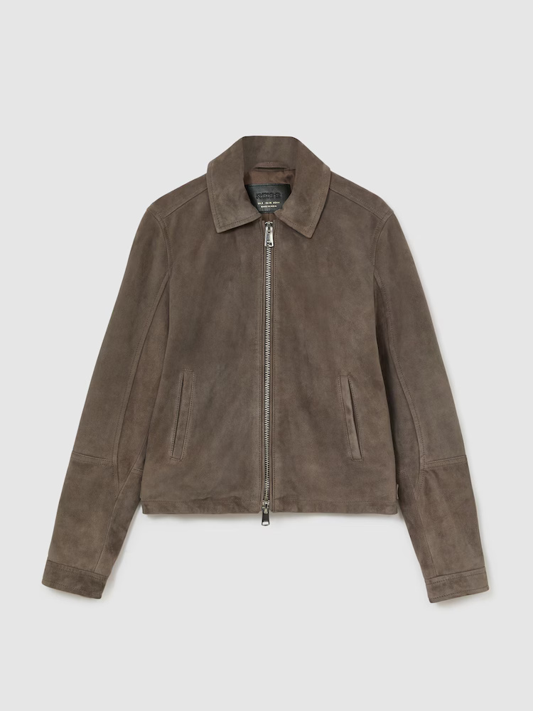 REISS - Sorina Suede Jacket