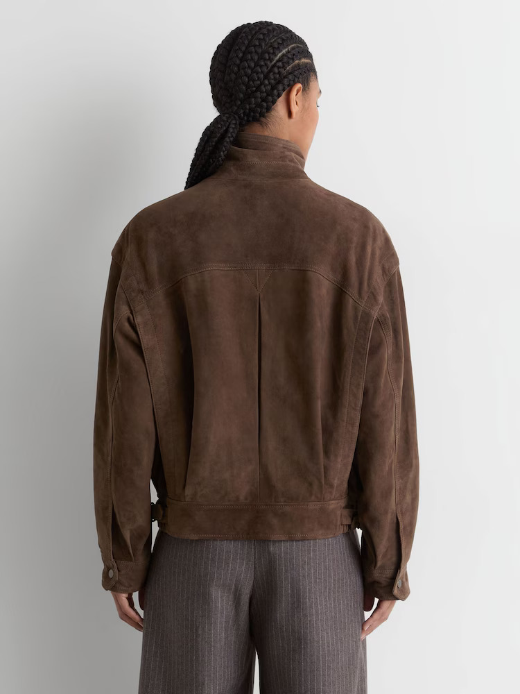 REISS - Cooper Suede Relaxed-Fit Jacket