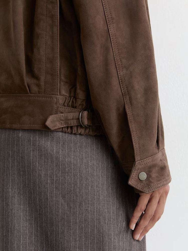 REISS - Cooper Suede Relaxed-Fit Jacket