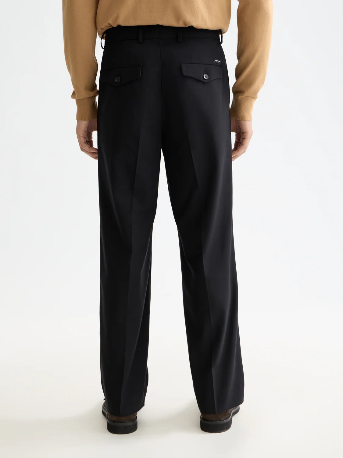 SCOTCH & SODA - Core Relaxed Straight Fit Cool-Wool Bend Chino