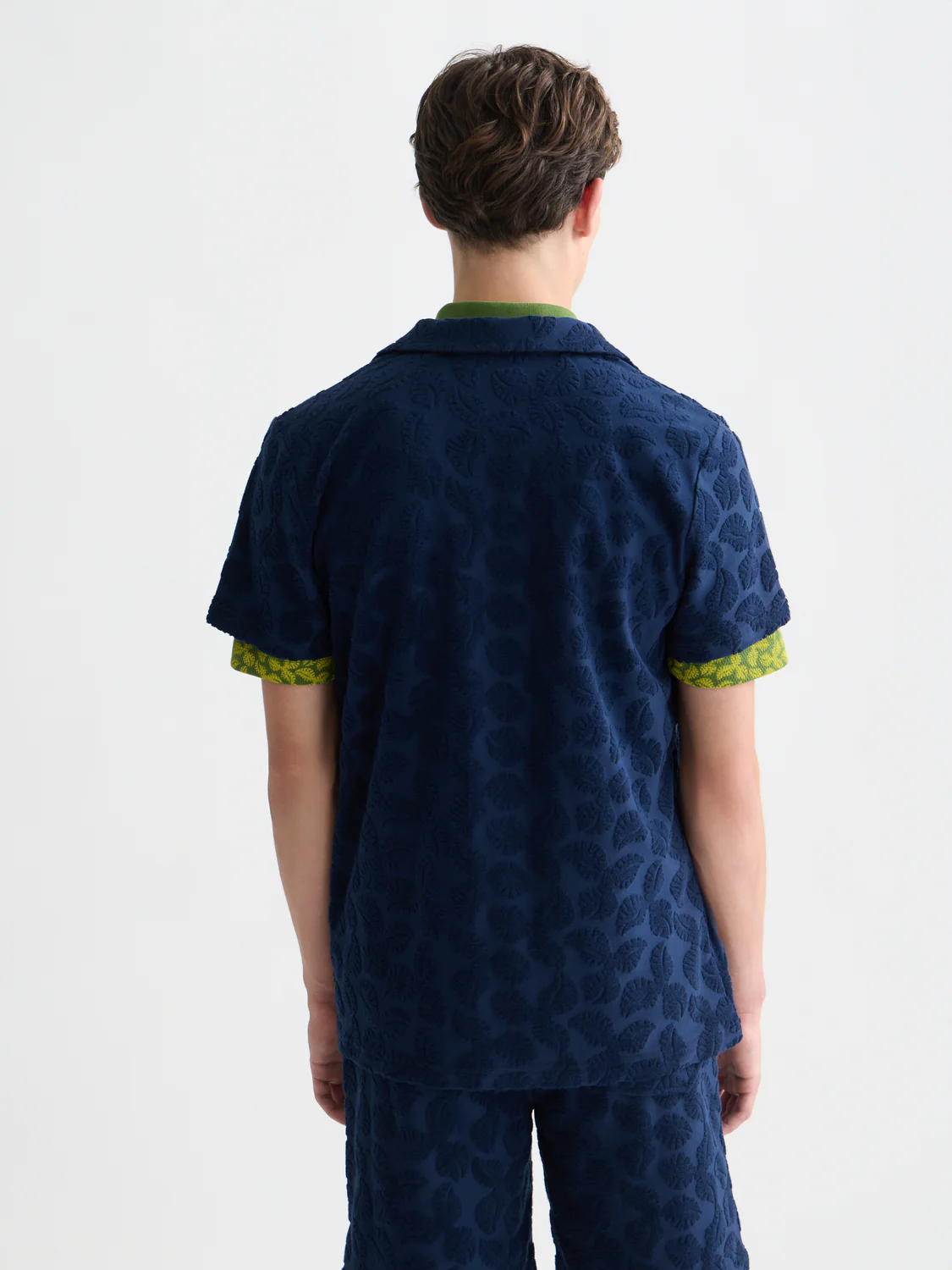SCOTCH & SODA - Terry Jacquard Short Sleeve Shirt
