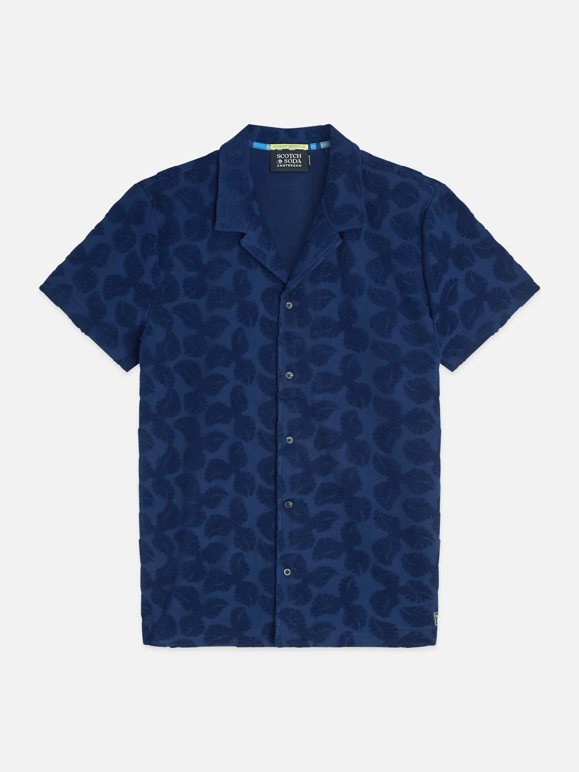 SCOTCH & SODA - Terry Jacquard Short Sleeve Shirt