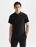 Structured Ribbed Relaxed Fit Polo