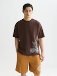 Embroidered Artwork Loose T-shirt