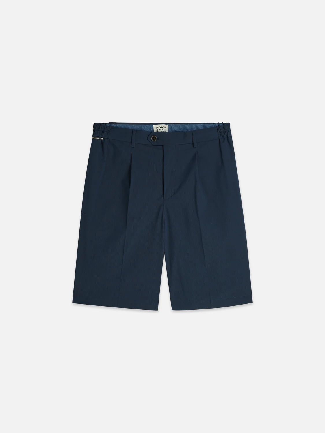 SCOTCH & SODA - Seersucker Wide Bermuda Shorts