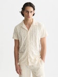 Terry Jacquard Regularfit Shortsleeved Shirt