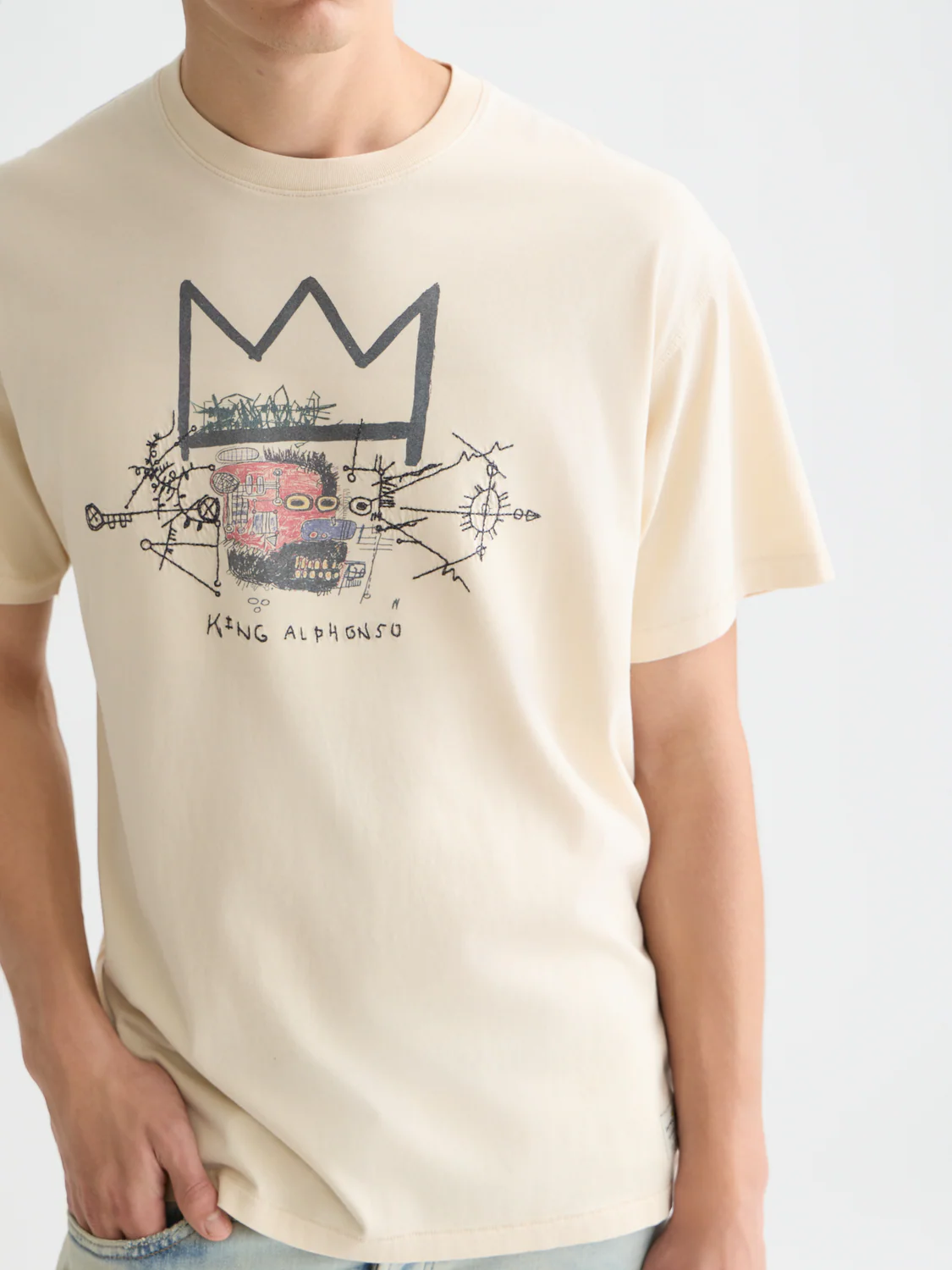 SCOTCH & SODA - Basquiat Artwork Relaxed T-Shirt