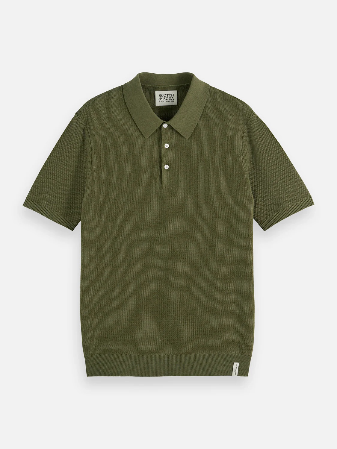 SCOTCH & SODA - Core Structured Knitted Regular Fit Polo