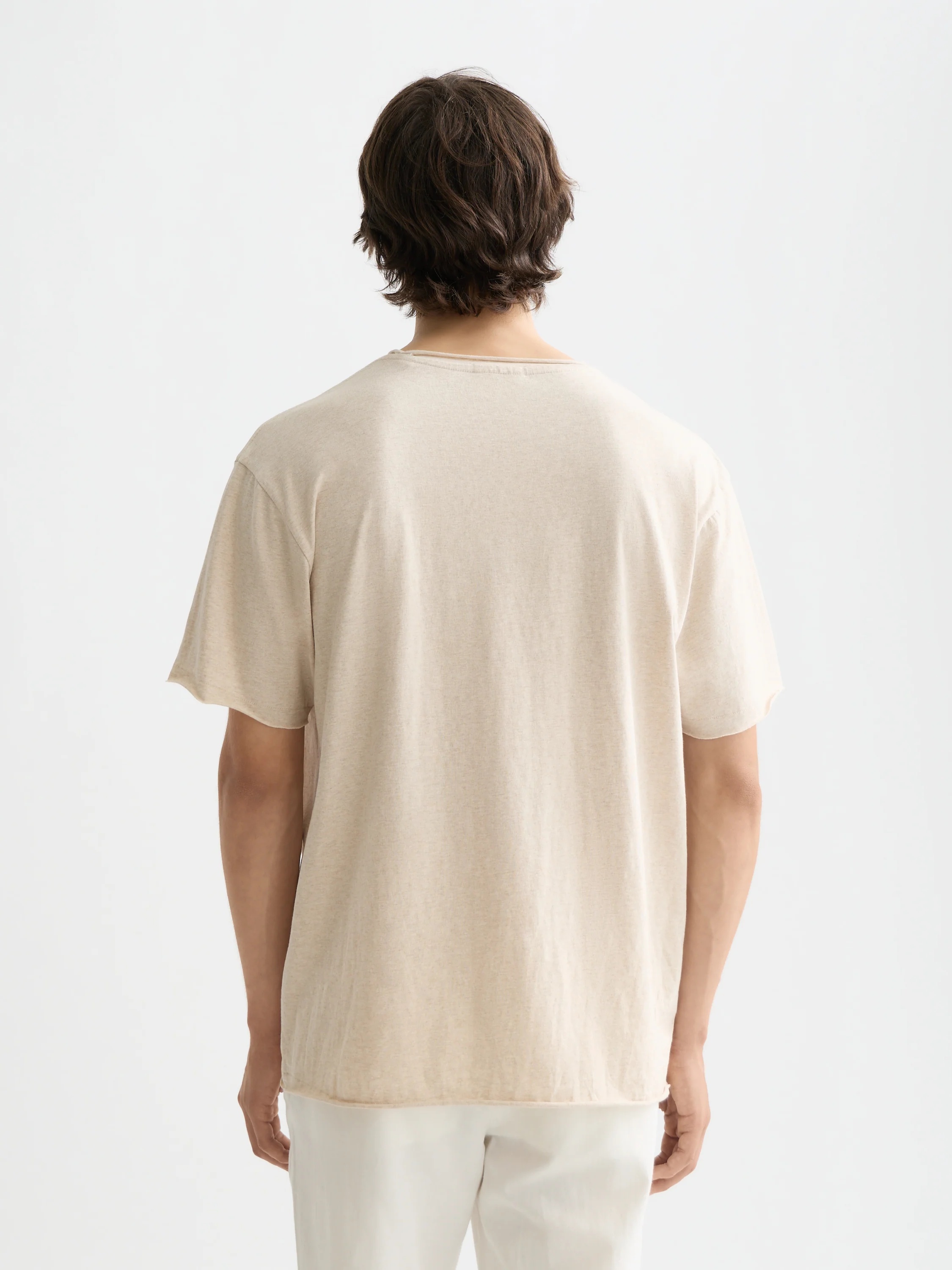 SCOTCH & SODA - Core Raw-Eged Relaxed-Fit Garment-Dyed T-shirt