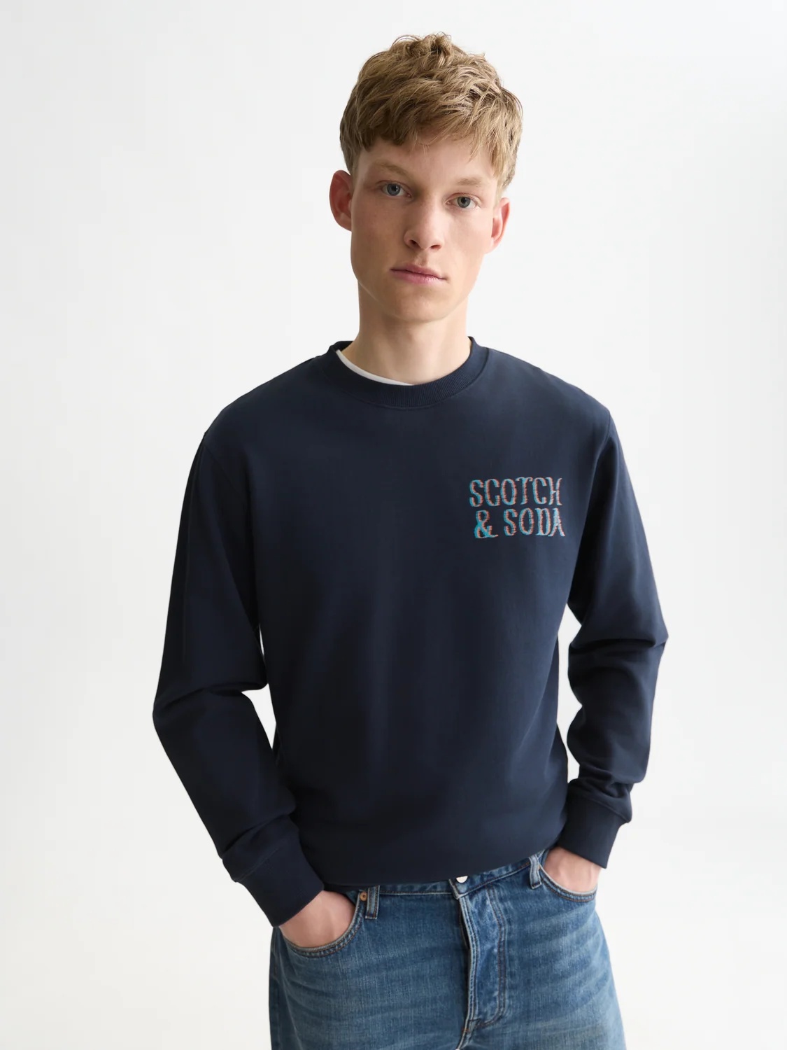 SCOTCH & SODA - Front And Back Artwork Regular-Fit Sweatshirt