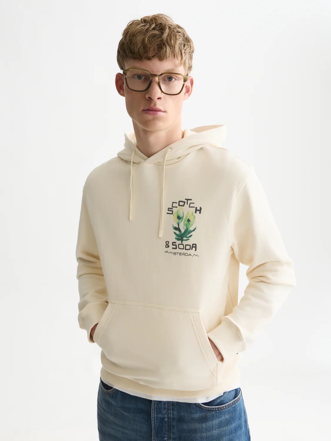 SCOTCH & SODA - Front And Back Artwork Regular-Fit Hoodie