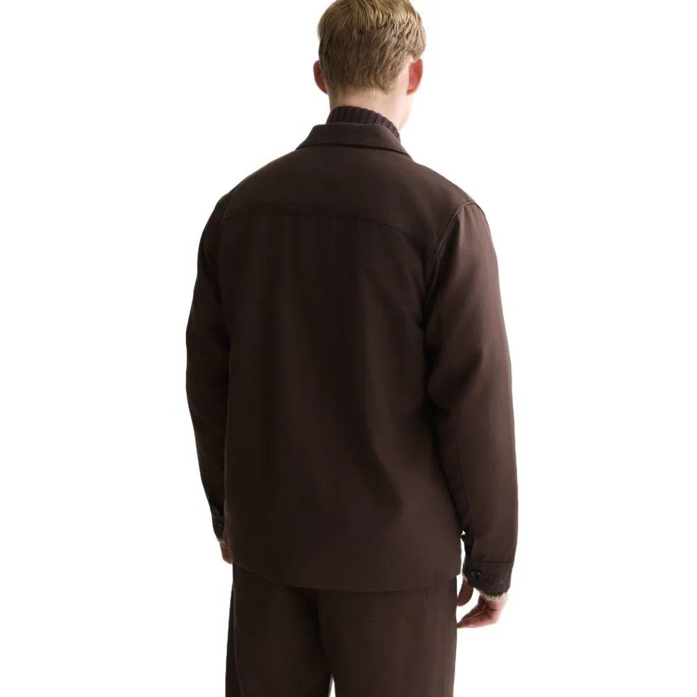 SCOTCH & SODA - Embroidered Tailored Wool-blend Overshirt