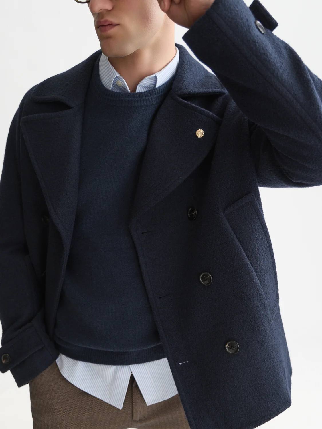 SCOTCH & SODA - Wool-blend Peacoat