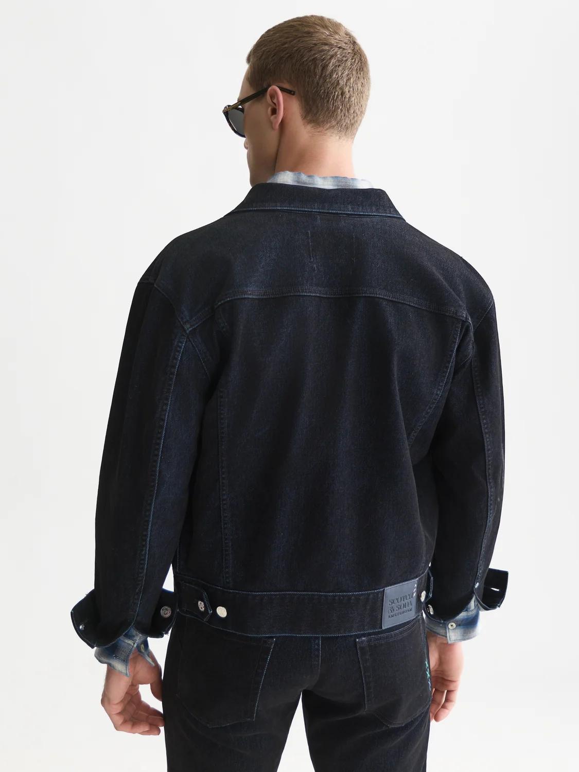 SCOTCH & SODA - Denim Flock Trucker Jacket
