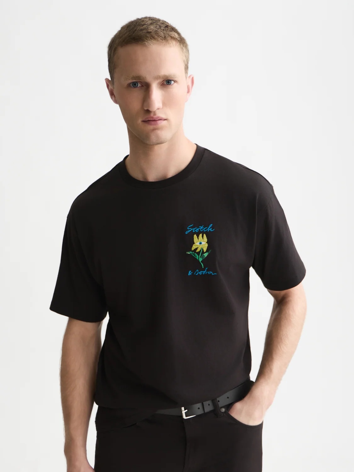 SCOTCH & SODA - Front And Back Artwork Relaxed-Fit T-Shirt