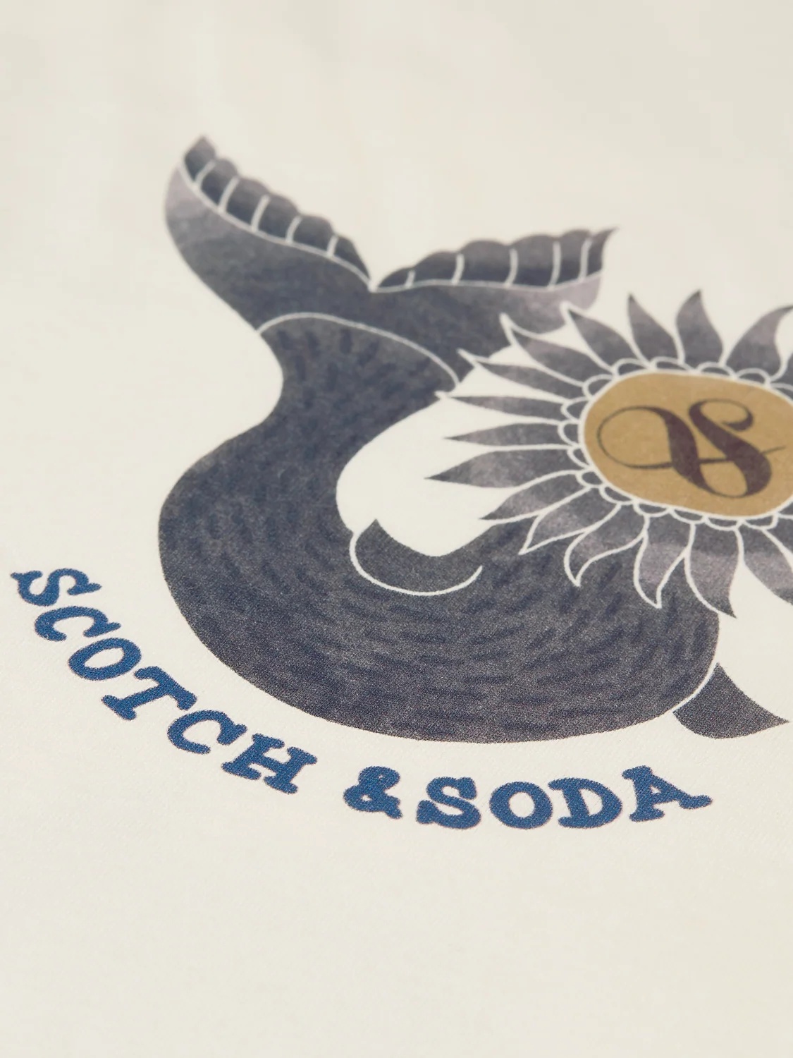 SCOTCH & SODA - Front And Back Artwork Loose-Fit T-Shirt