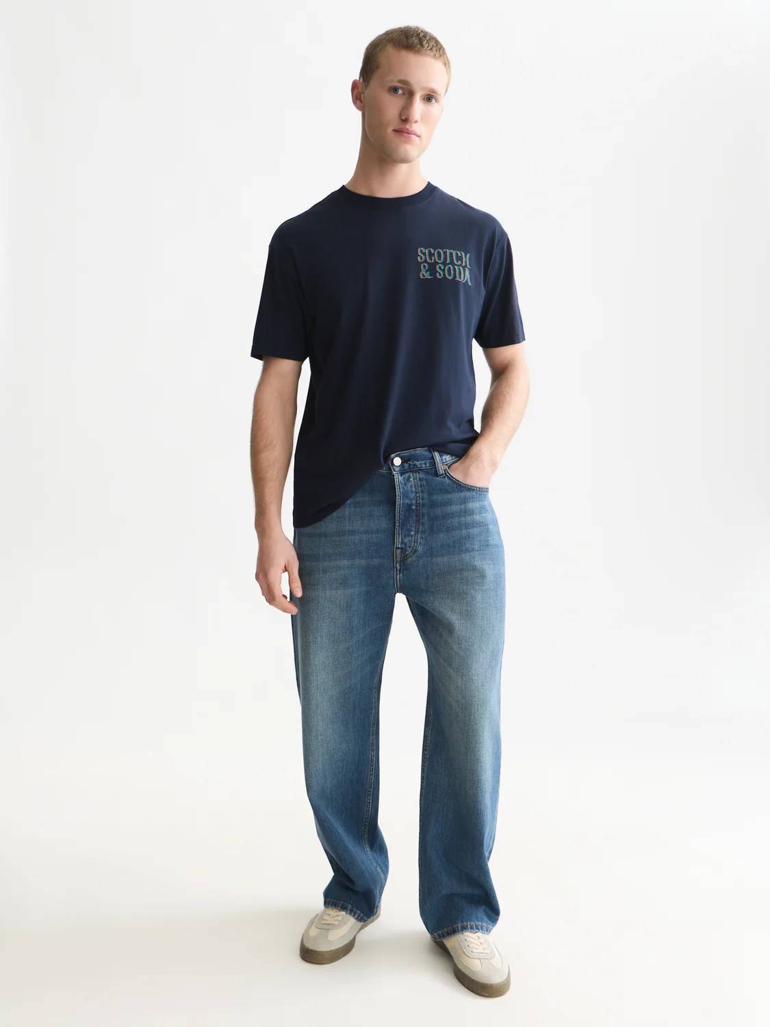 SCOTCH & SODA - Front and Back Artwork Relaxed-fit T-shirt