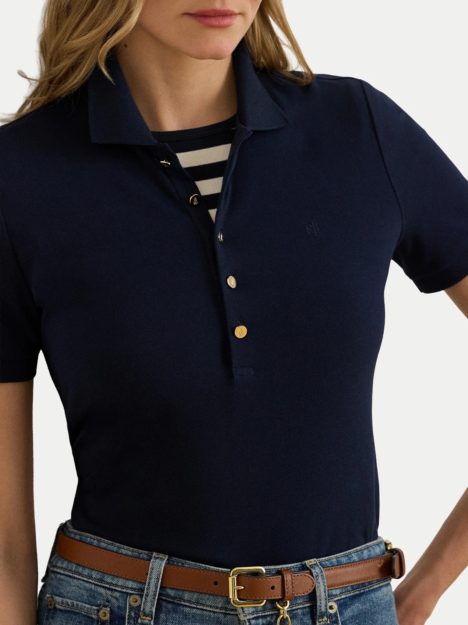 LAUREN RALPH LAUREN - Athleisure Pique ShortSleeved Polo