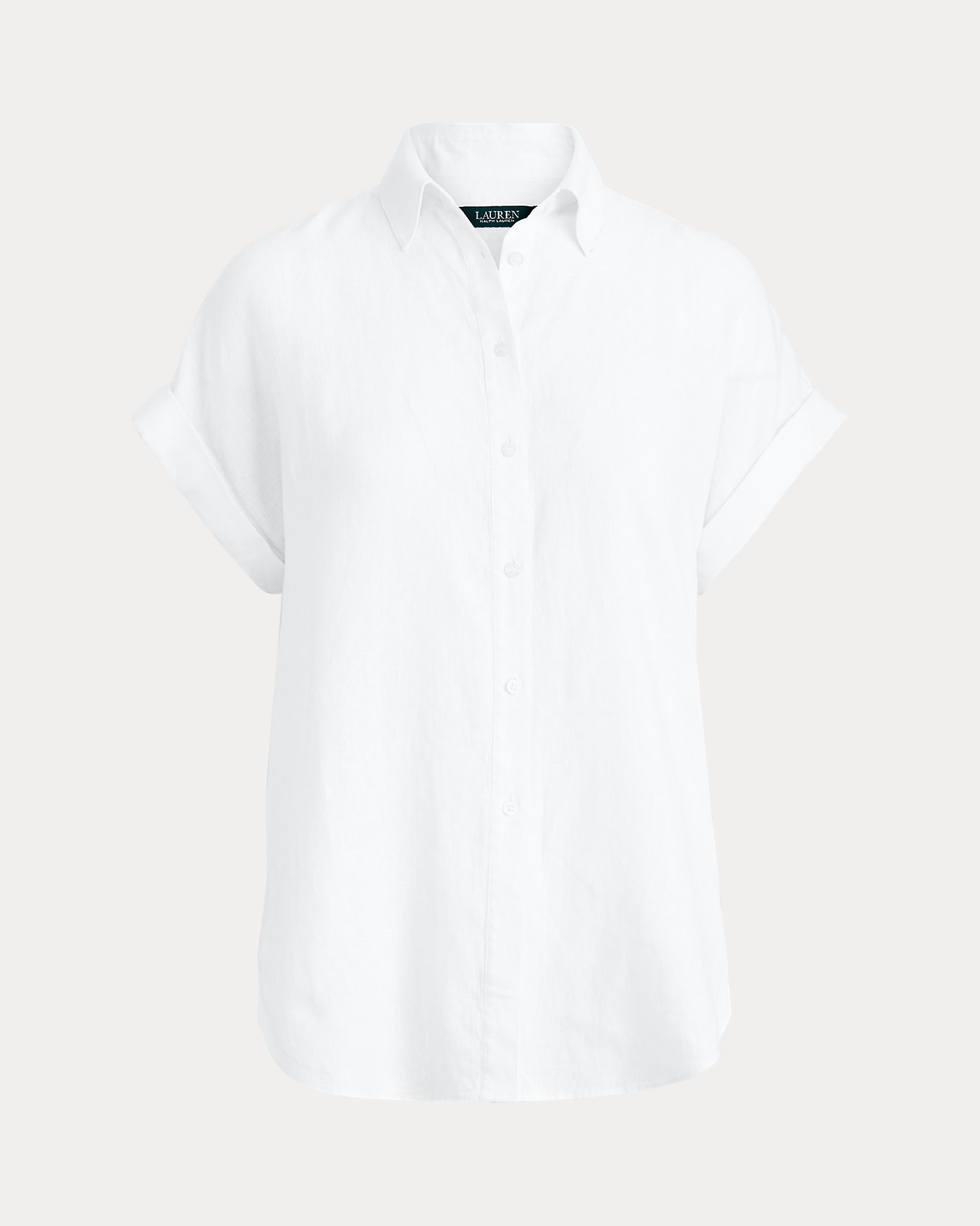 LAUREN RALPH LAUREN - Relaxed Fit Linen Short-Sleeve Shirt