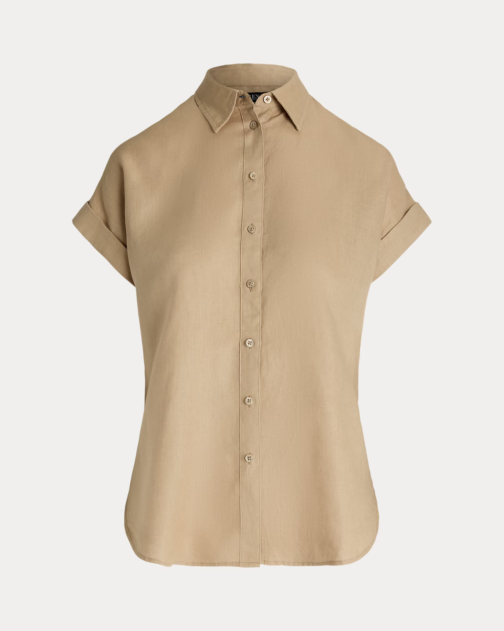 LAUREN RALPH LAUREN - Relaxed Fit Linen Short-Sleeve Shirt