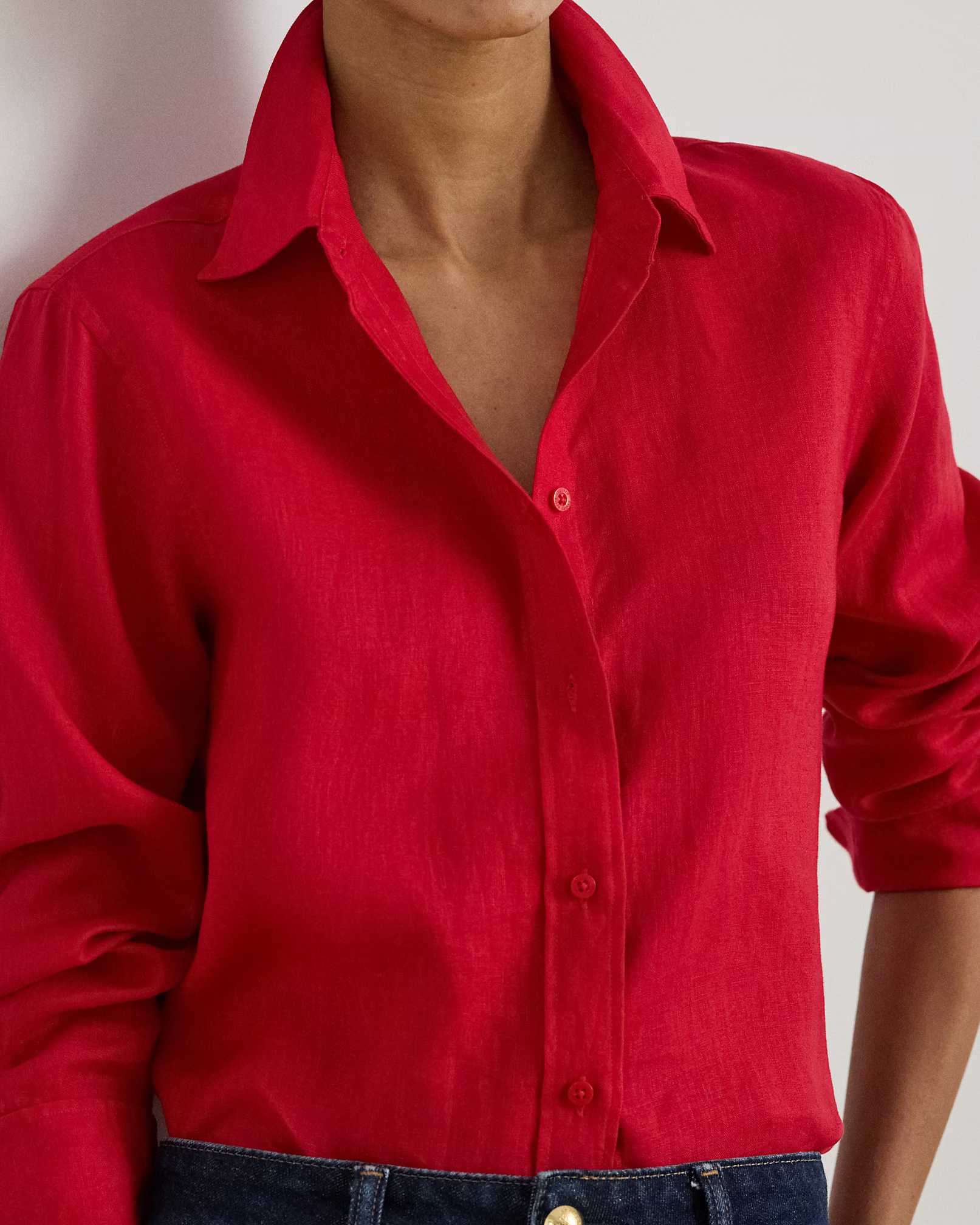 LAUREN RALPH LAUREN - Relaxed Fit Linen Shirt