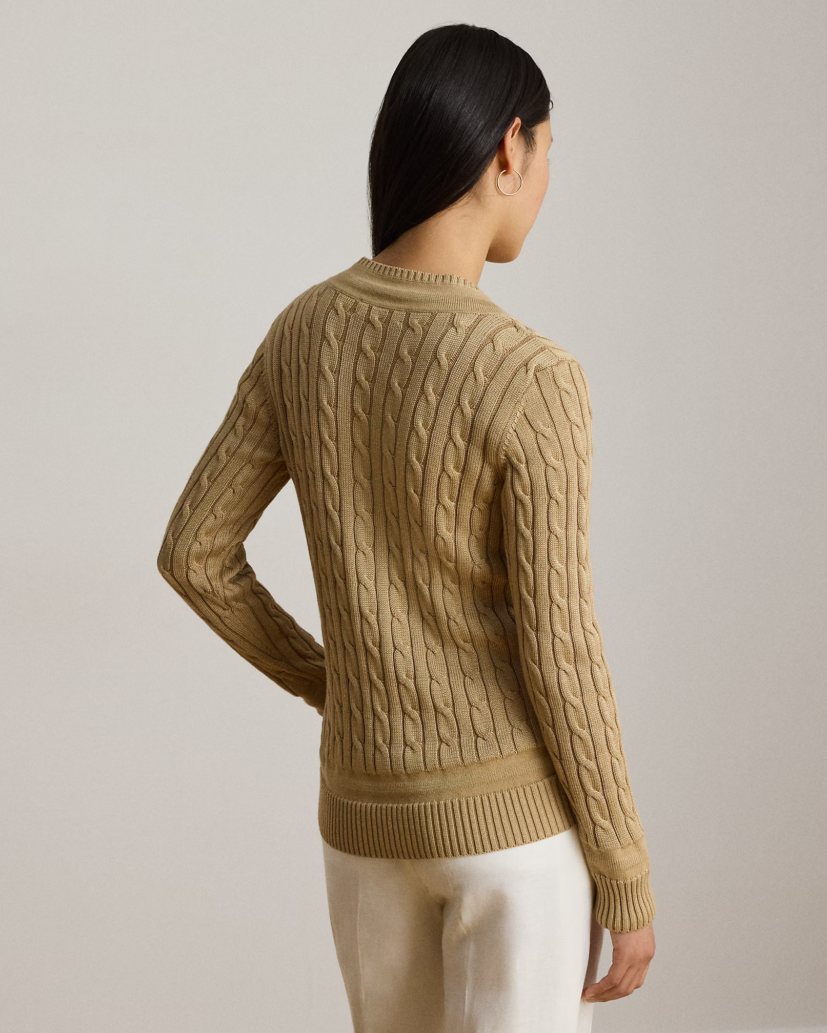 LAUREN RALPH LAUREN - Bright Rayon Cotton Sweater